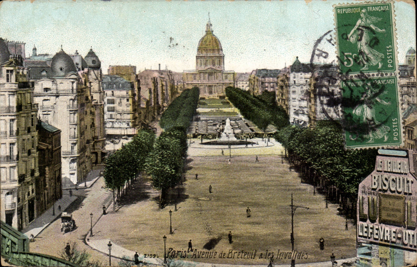 Paris CPA Which occurred of Breteuil and Invalides