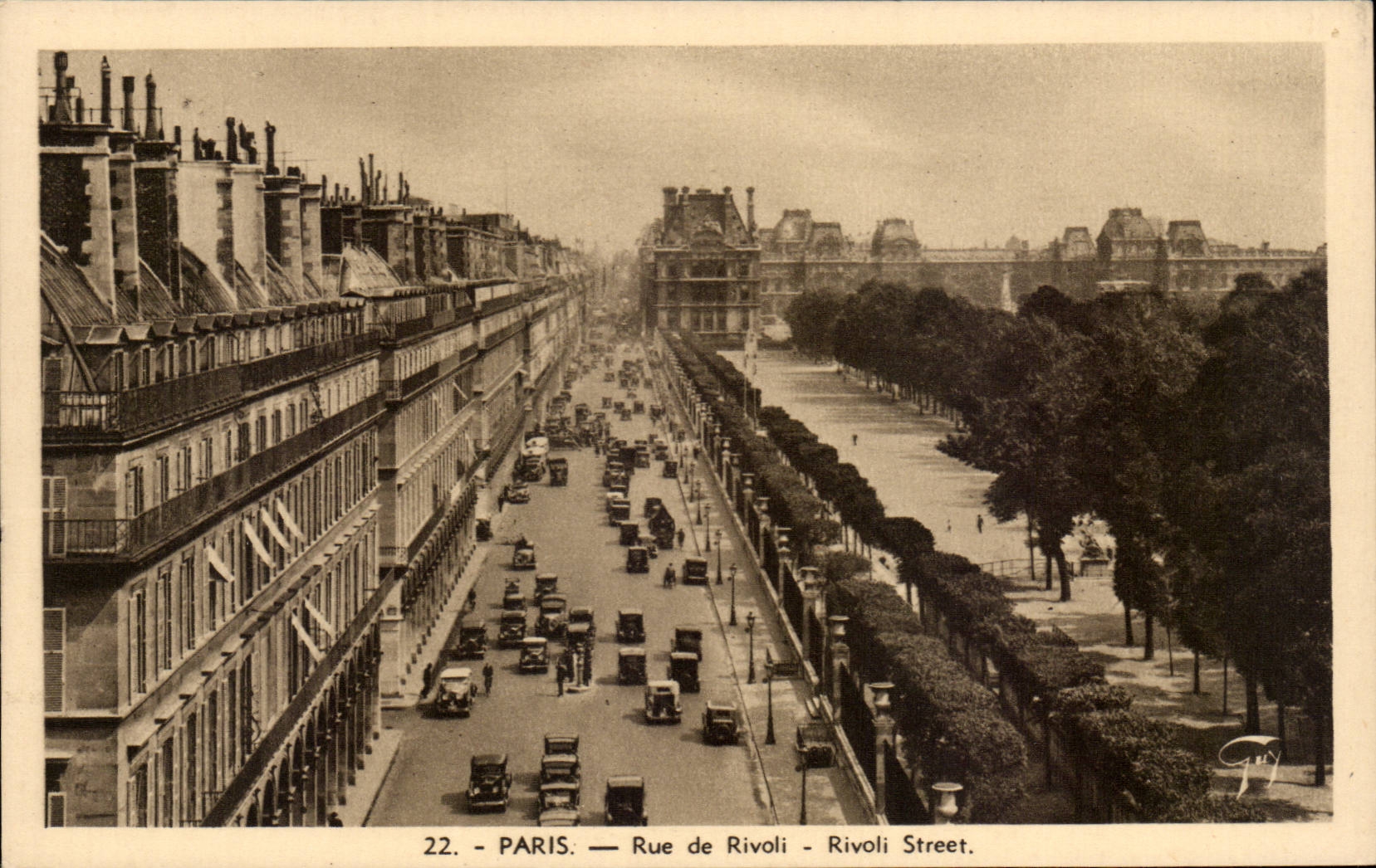 Paris CPA Rue de Rivoli