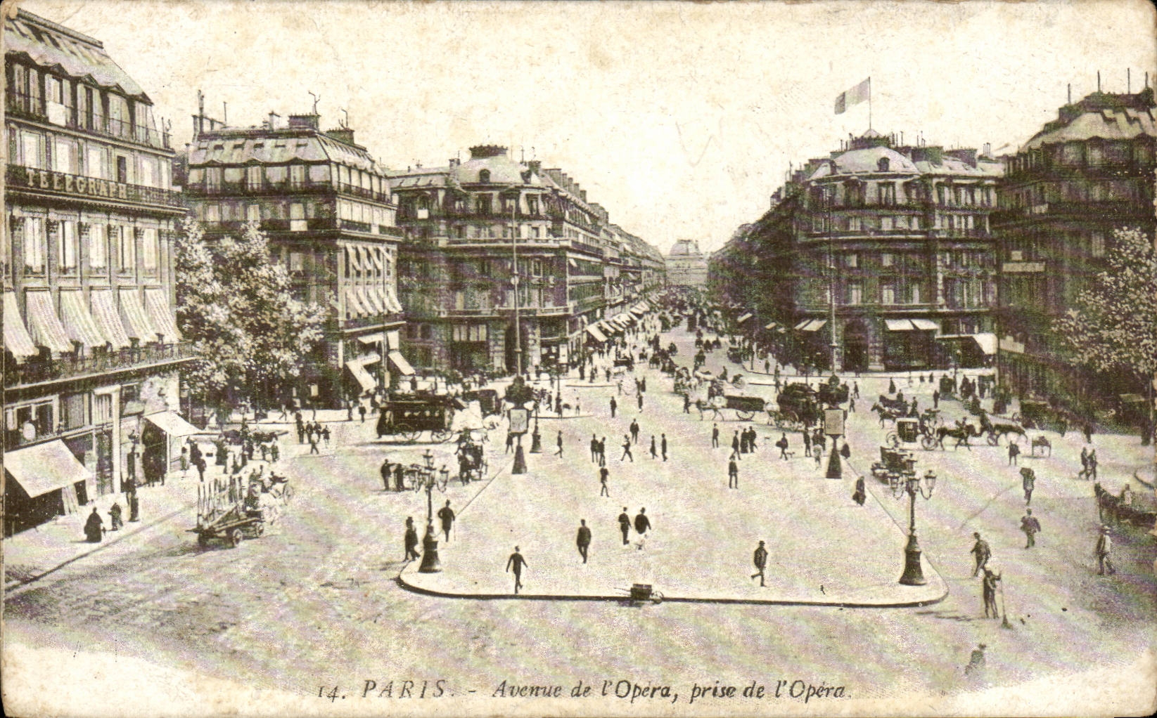 Paris CPA Which occurred of the Opera taken of the Opera