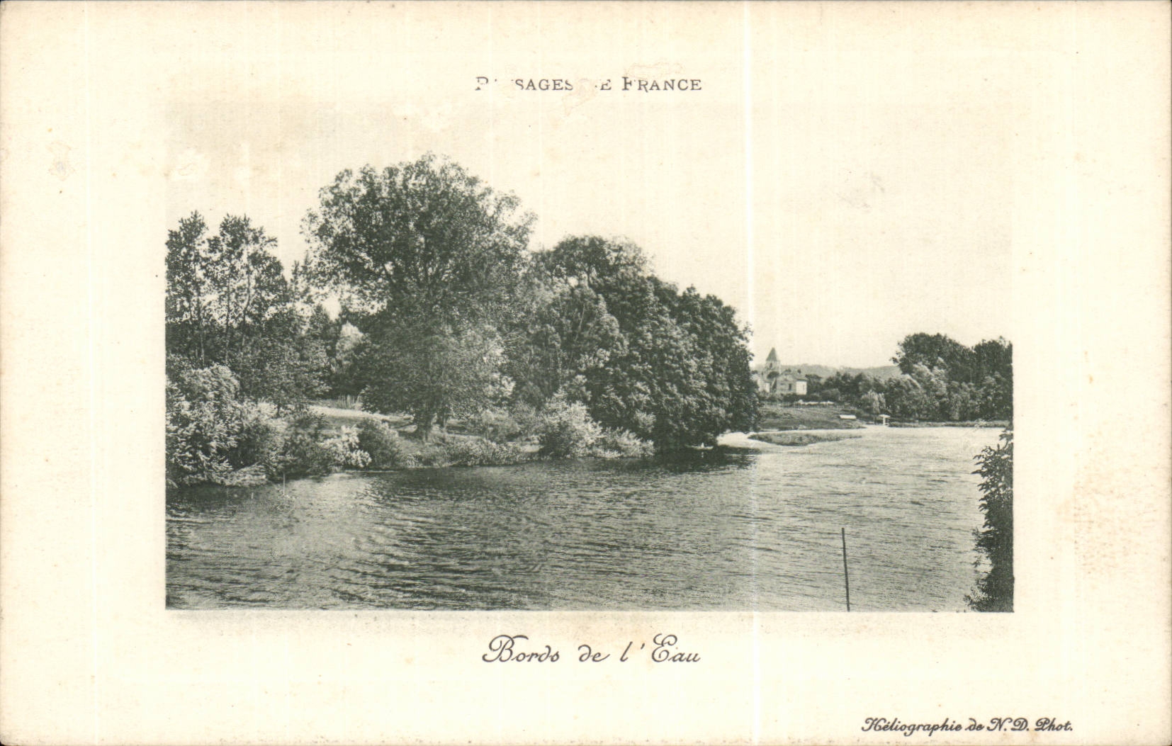 CPA Fantasy Landscape of France