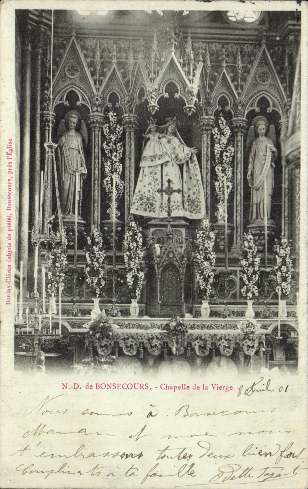 CPA ND of Bonsecours Vault of the virgin