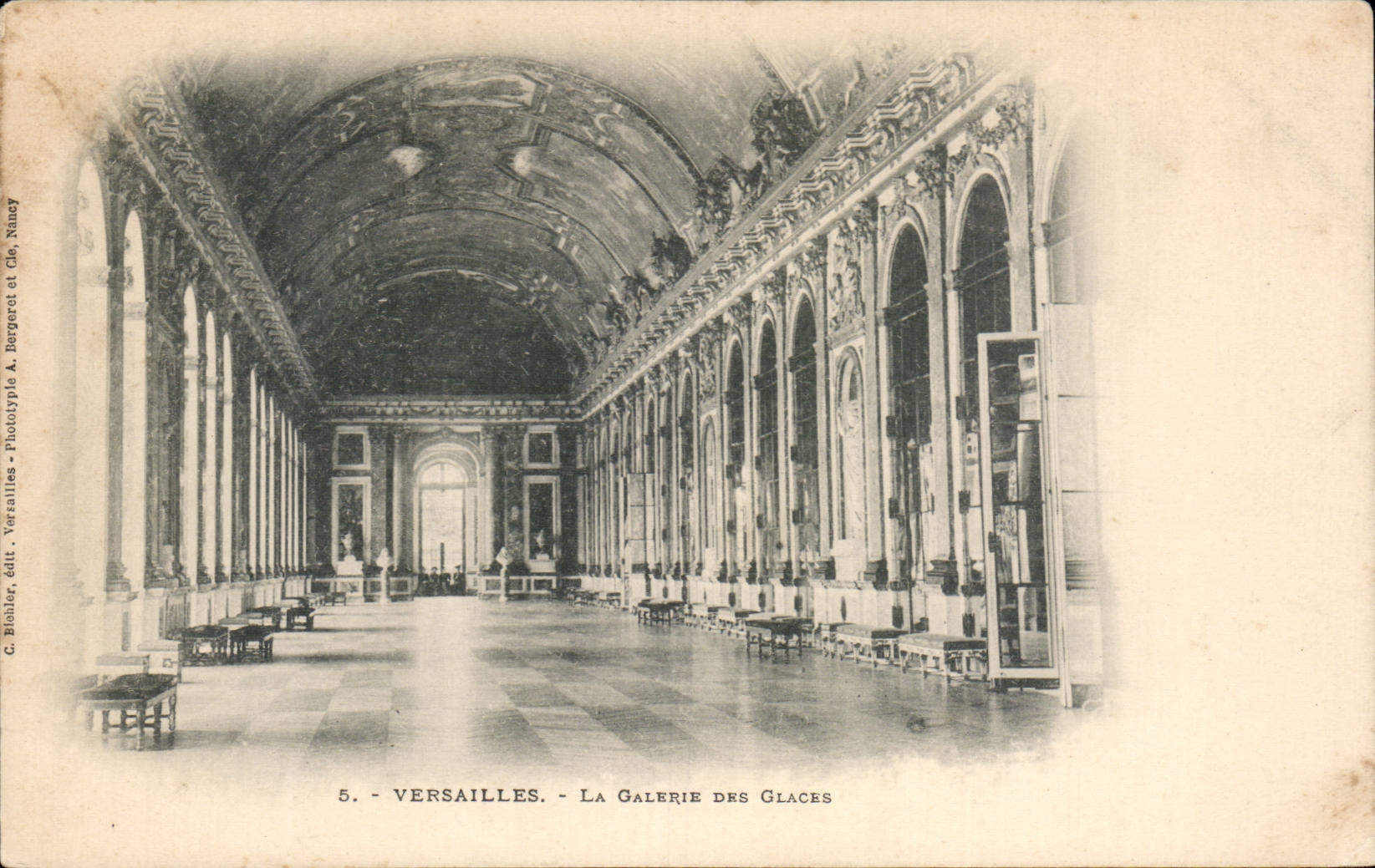 CPA Versailles the gallery of the ices