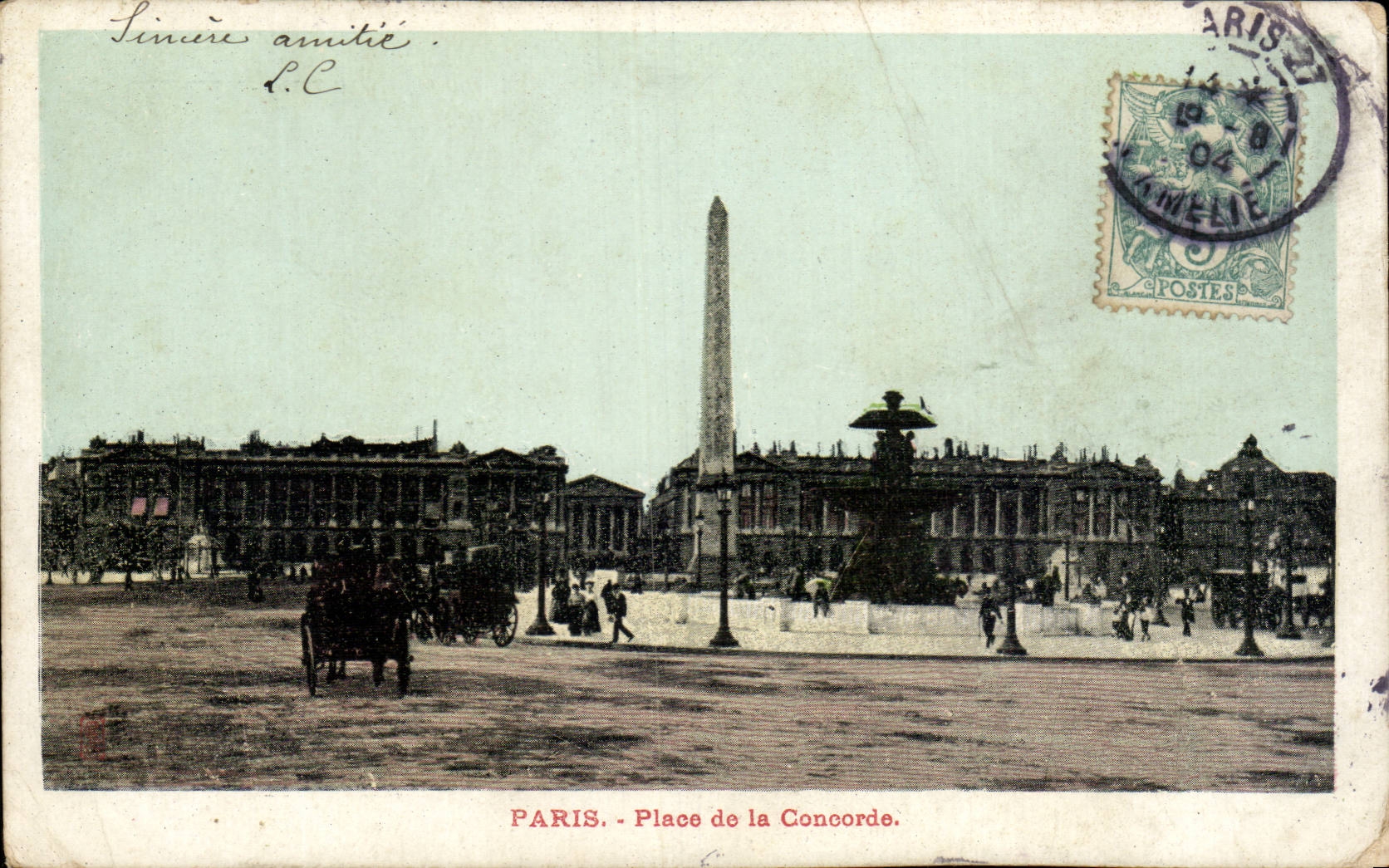 Paris - 8 - Place of Harmony CPA