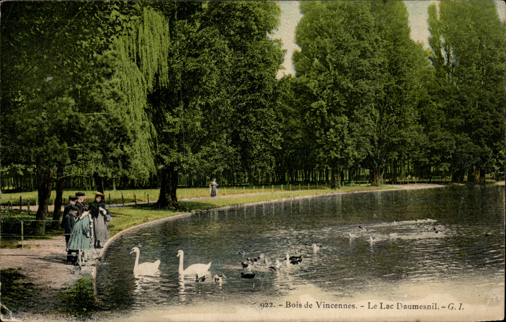 Paris - 12 - Bois de Vincennes - Le Lac Daumesnil CPA
