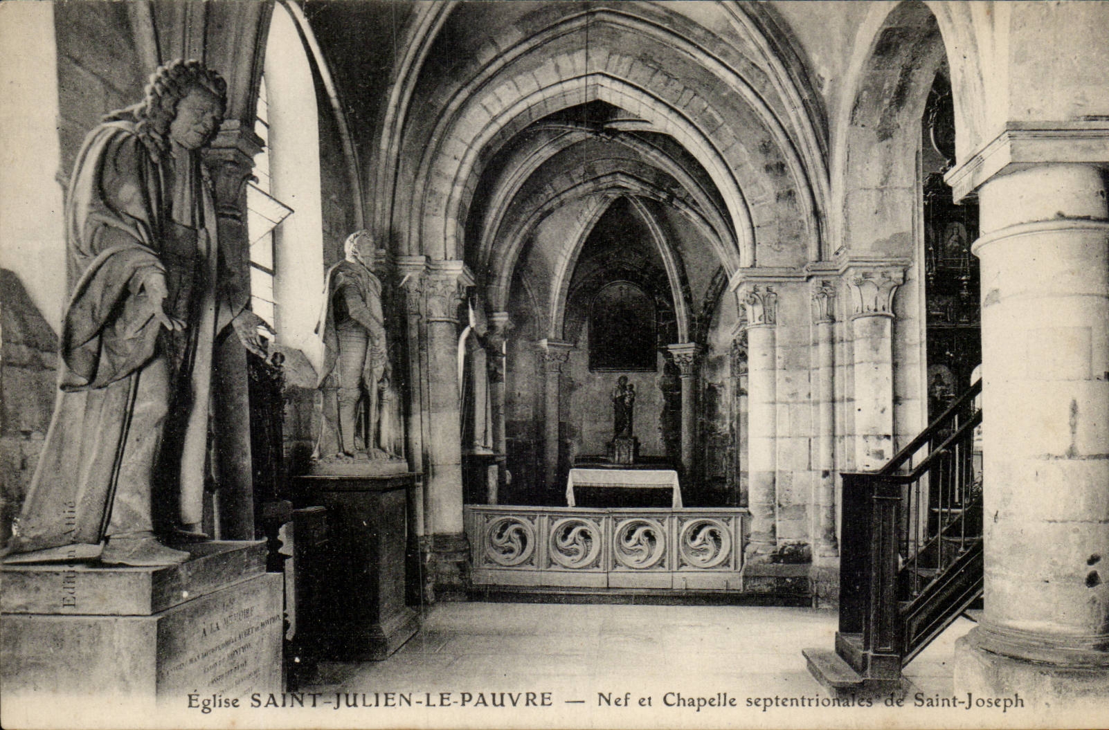 Paris - 5 - Saint Julien the Poor one - CPA