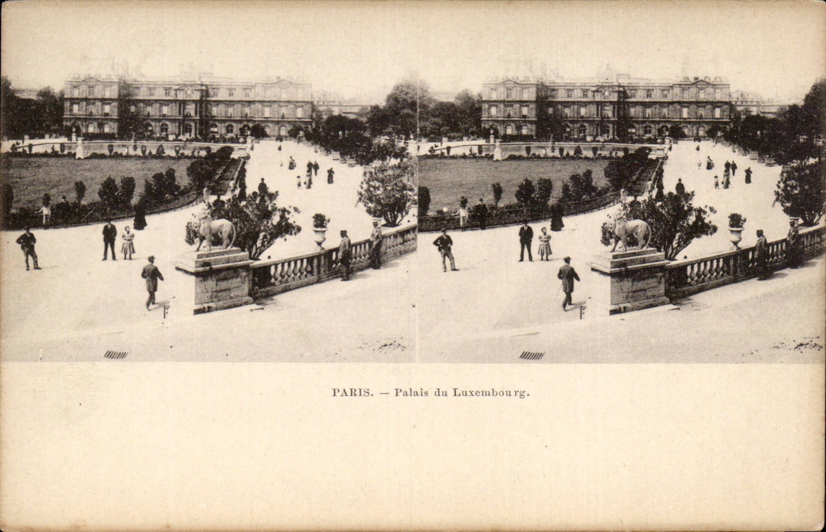 Paris - 6 - Palate of Luxembourg - Stereoscopic Sight - CPA
