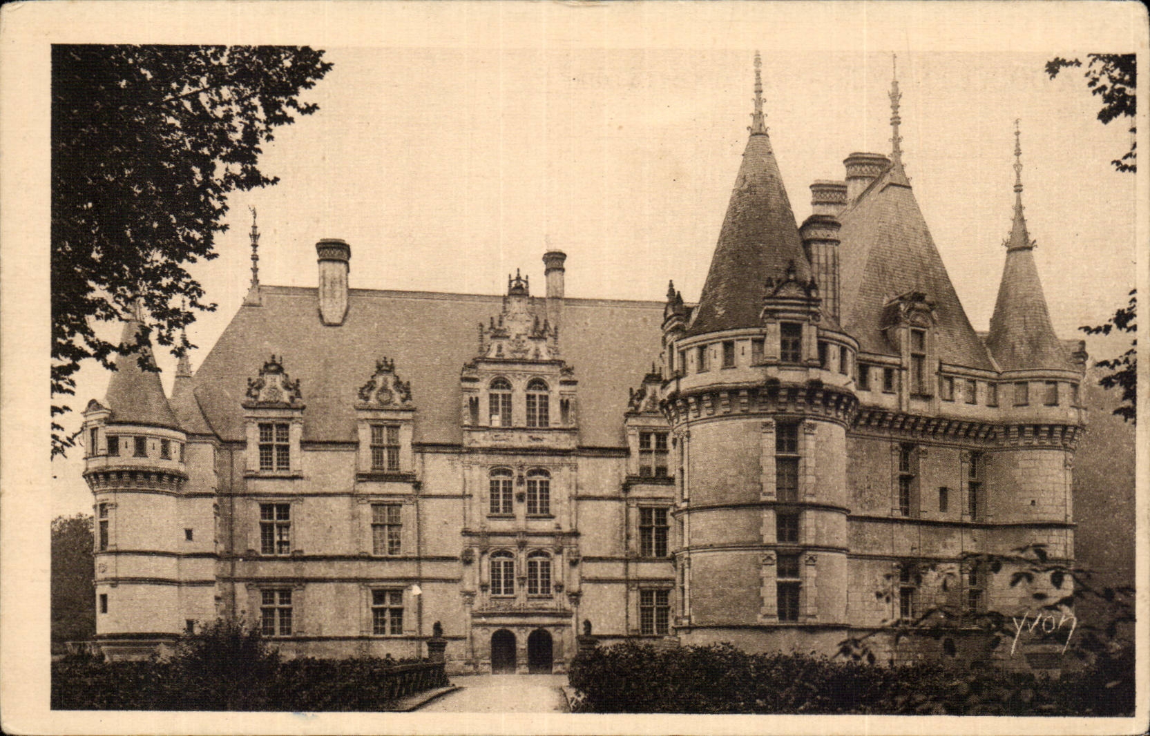 Chateau d'Azay le Rideau - CPA 
