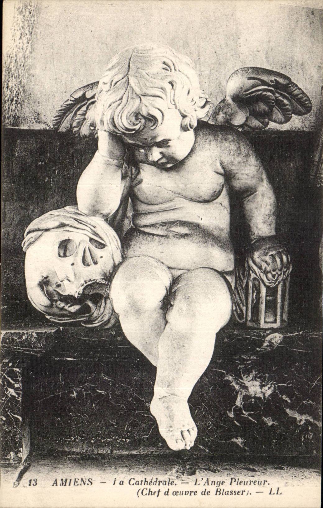 Amiens - Statue - Angel - Darling Angel - Cathedral - CPA