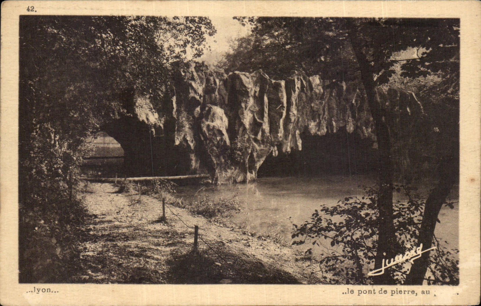 Lyon - die Brucke von Pierre - CPA