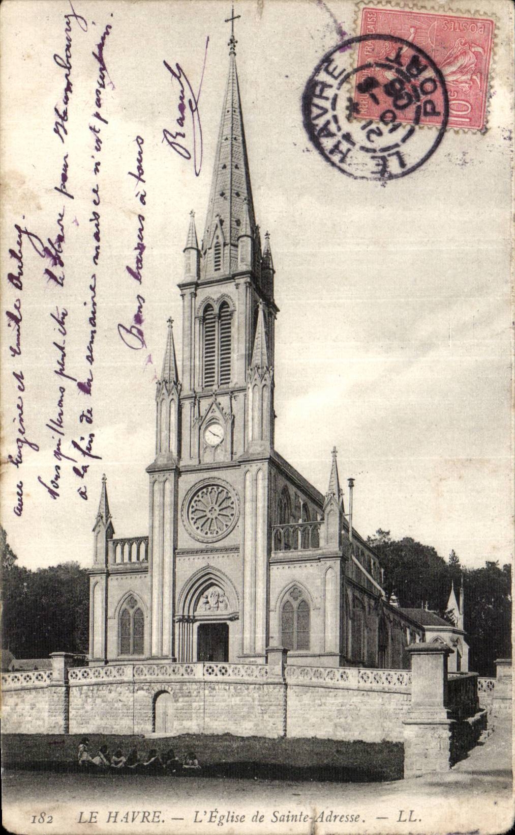 Le Havre - Kirche Sainte der Adresse - CPA