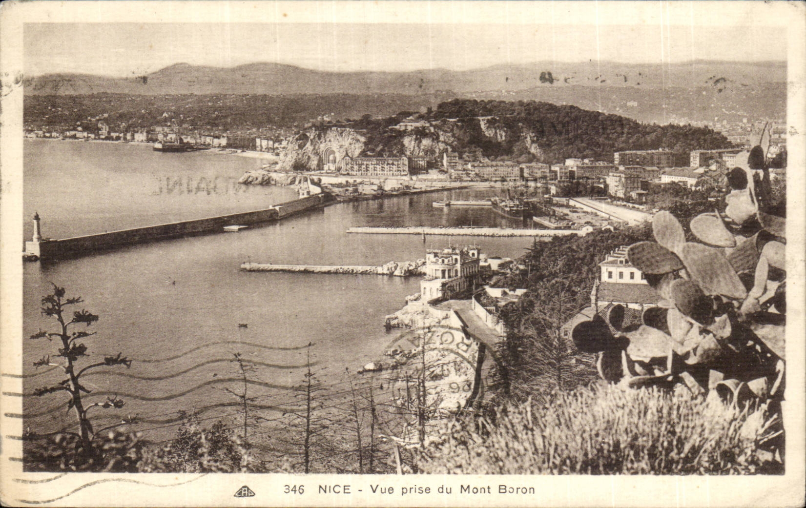 Nice - Seen from of the BOron Mount - CPA