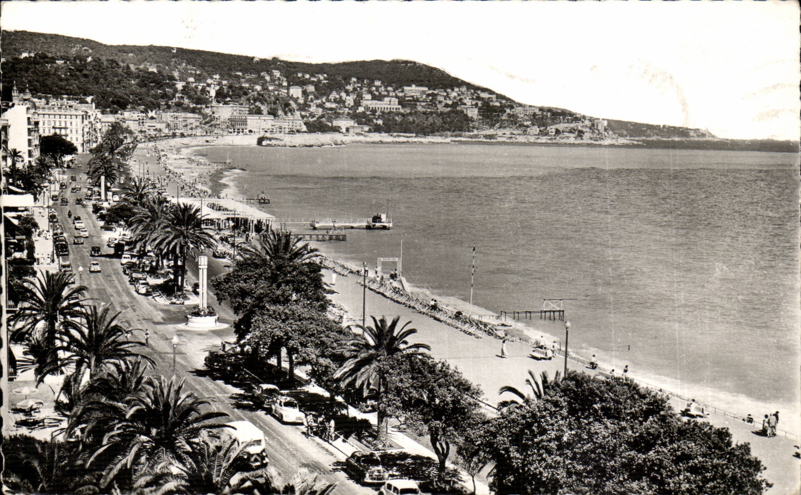 Nice - the Walk of the English and the Boron Mount - CPA