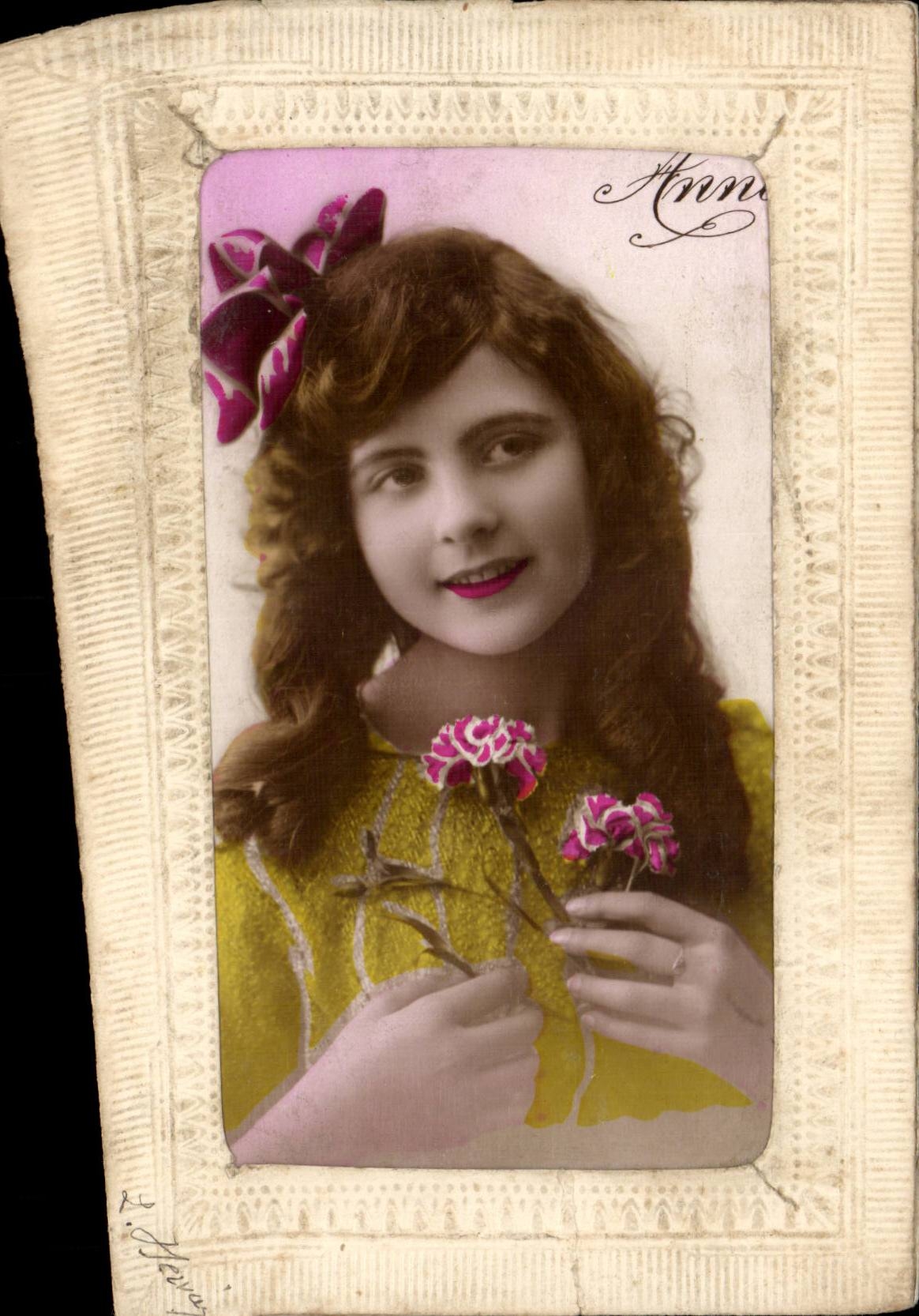 Fantasy - Children - Beautiful Little Girl - Anne - CPA