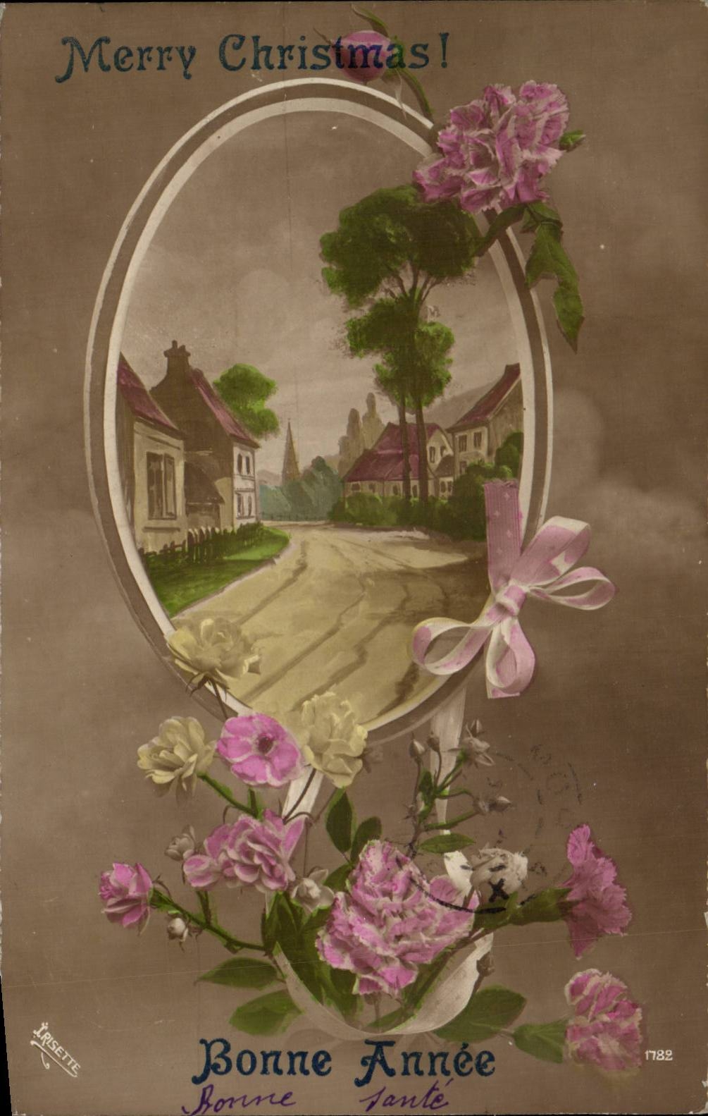 Fantasy - Merry Christmas - Christmas - Country Scene CPA