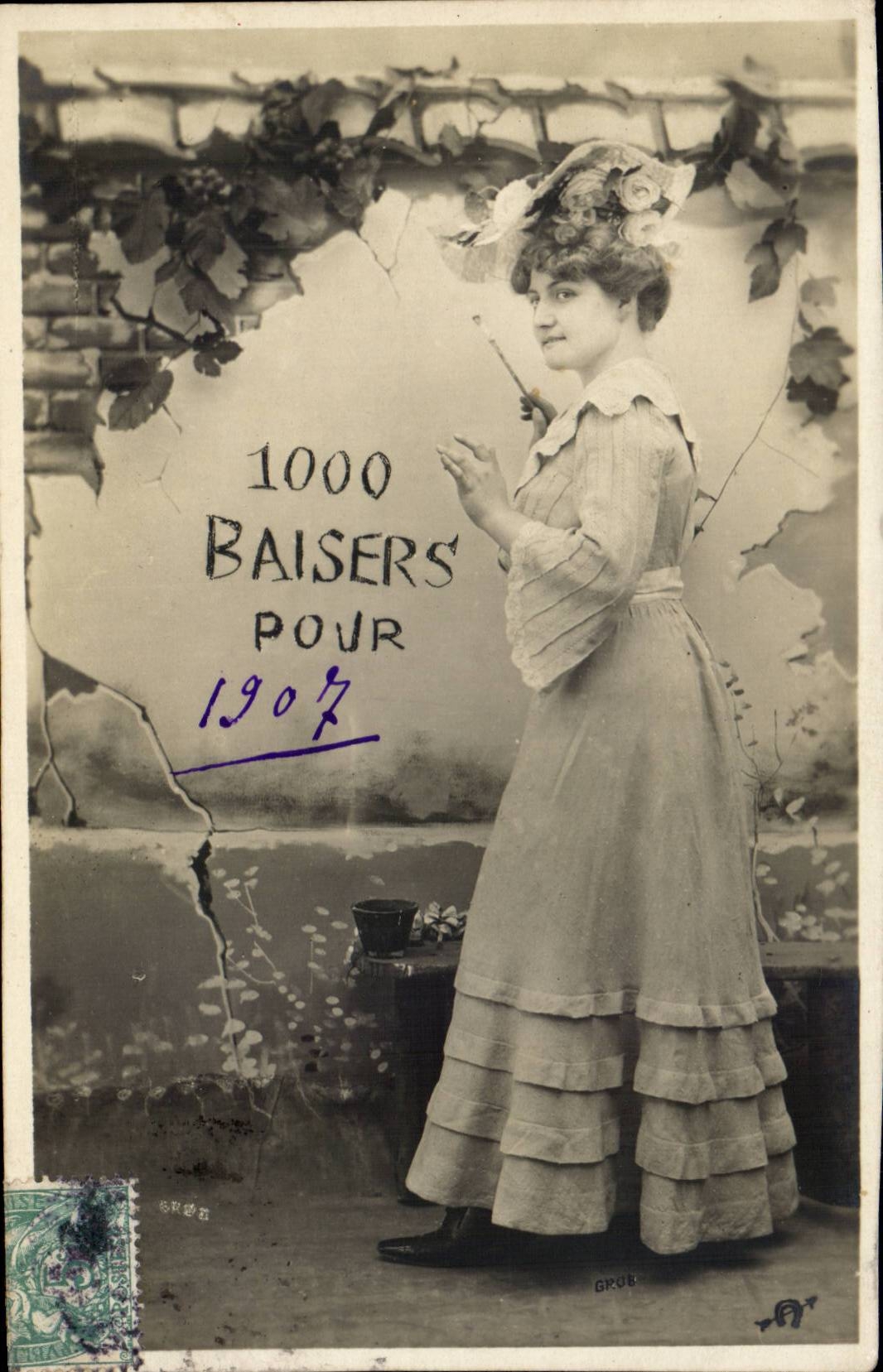 Fantasy - Woman - 1000 Kisses - Kisses CPA