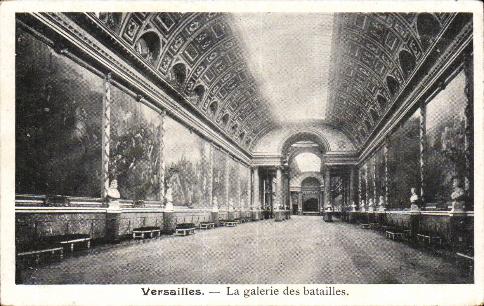 Versailles - it Galleries of Battles CPA