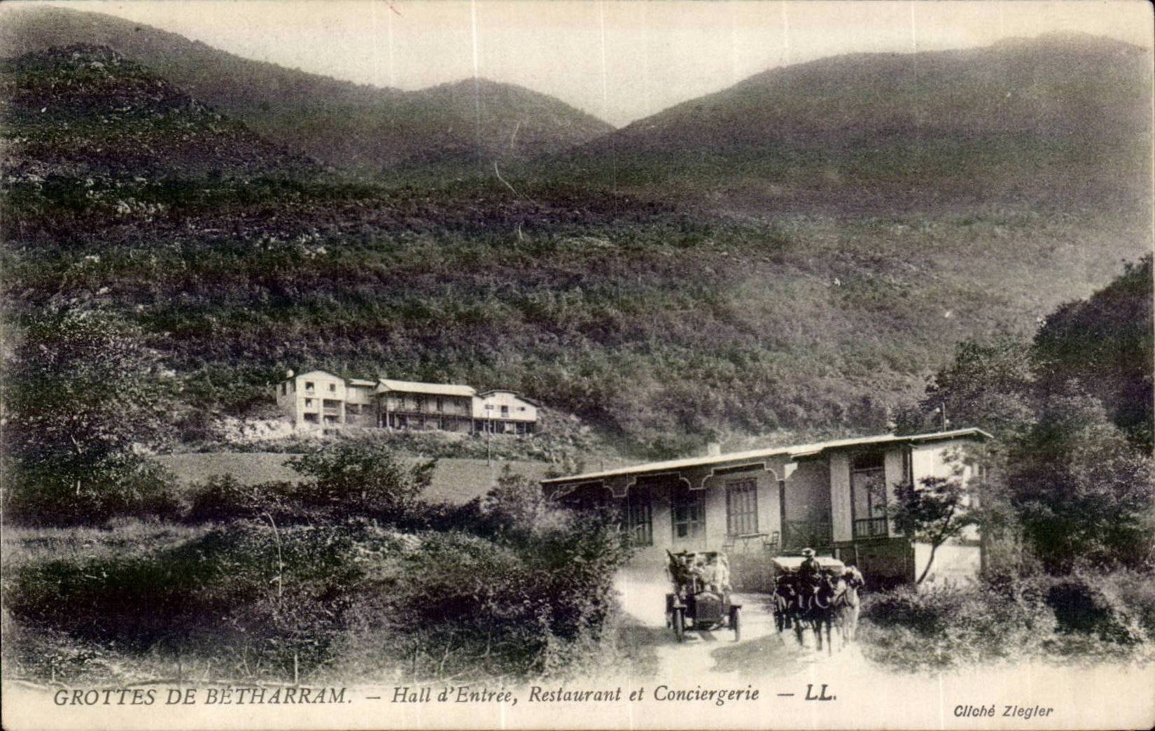 Hohlen von Betharram - Hall des Eingangs - Gaststatte - CPA