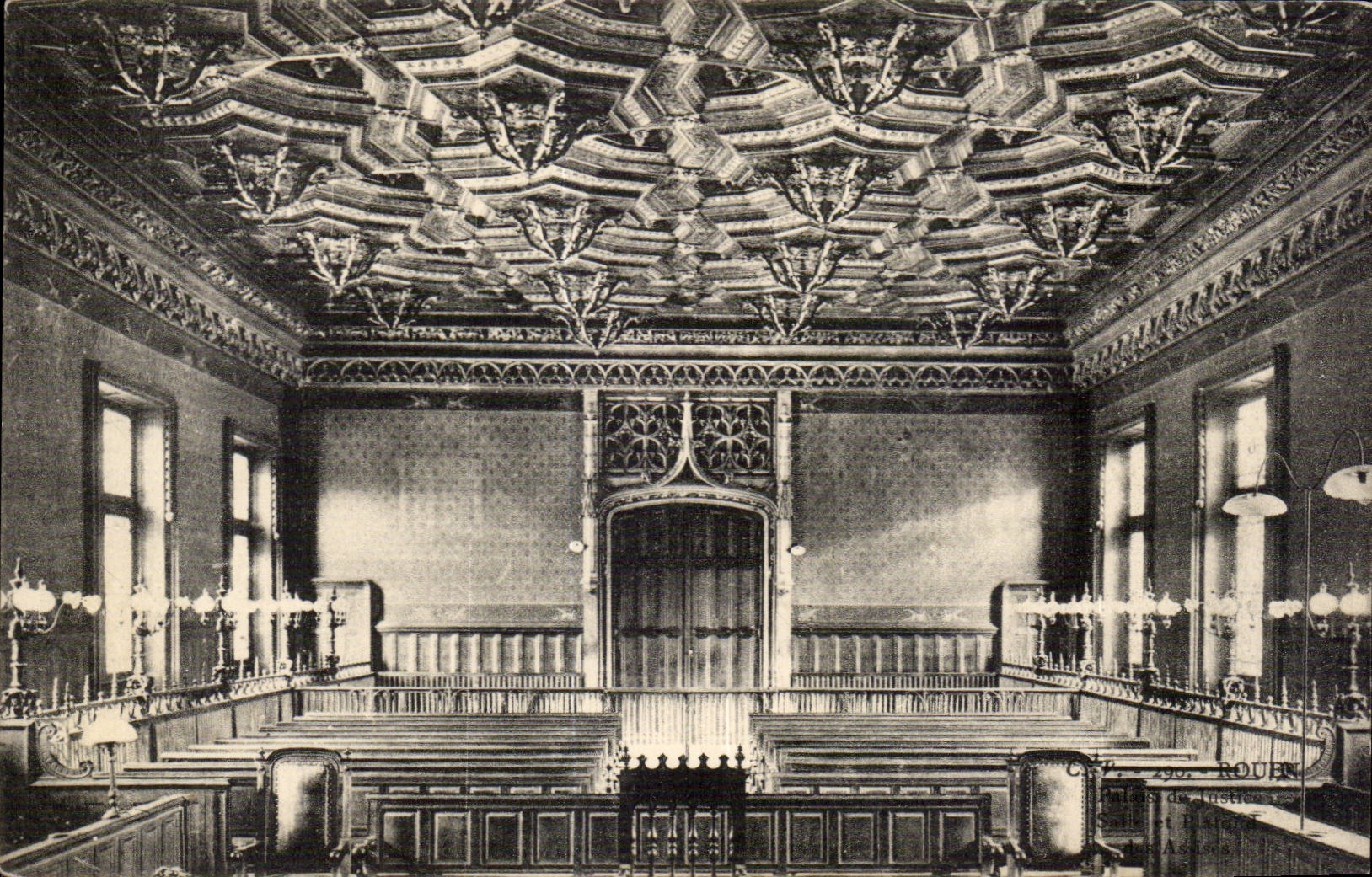 Rouen - Law courts - the Ceiling - CPA