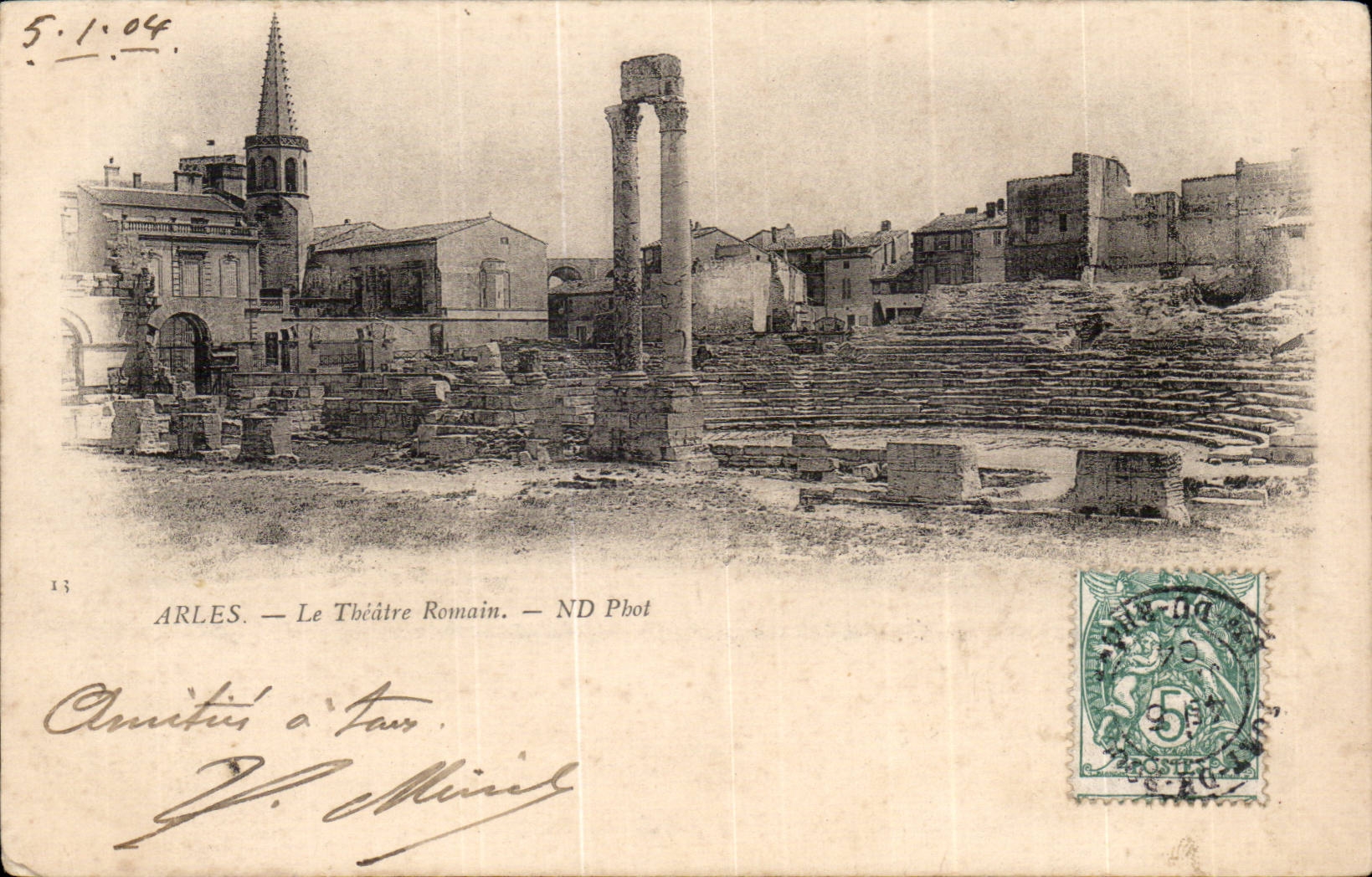 Arles - das Romain-Theater - CPA