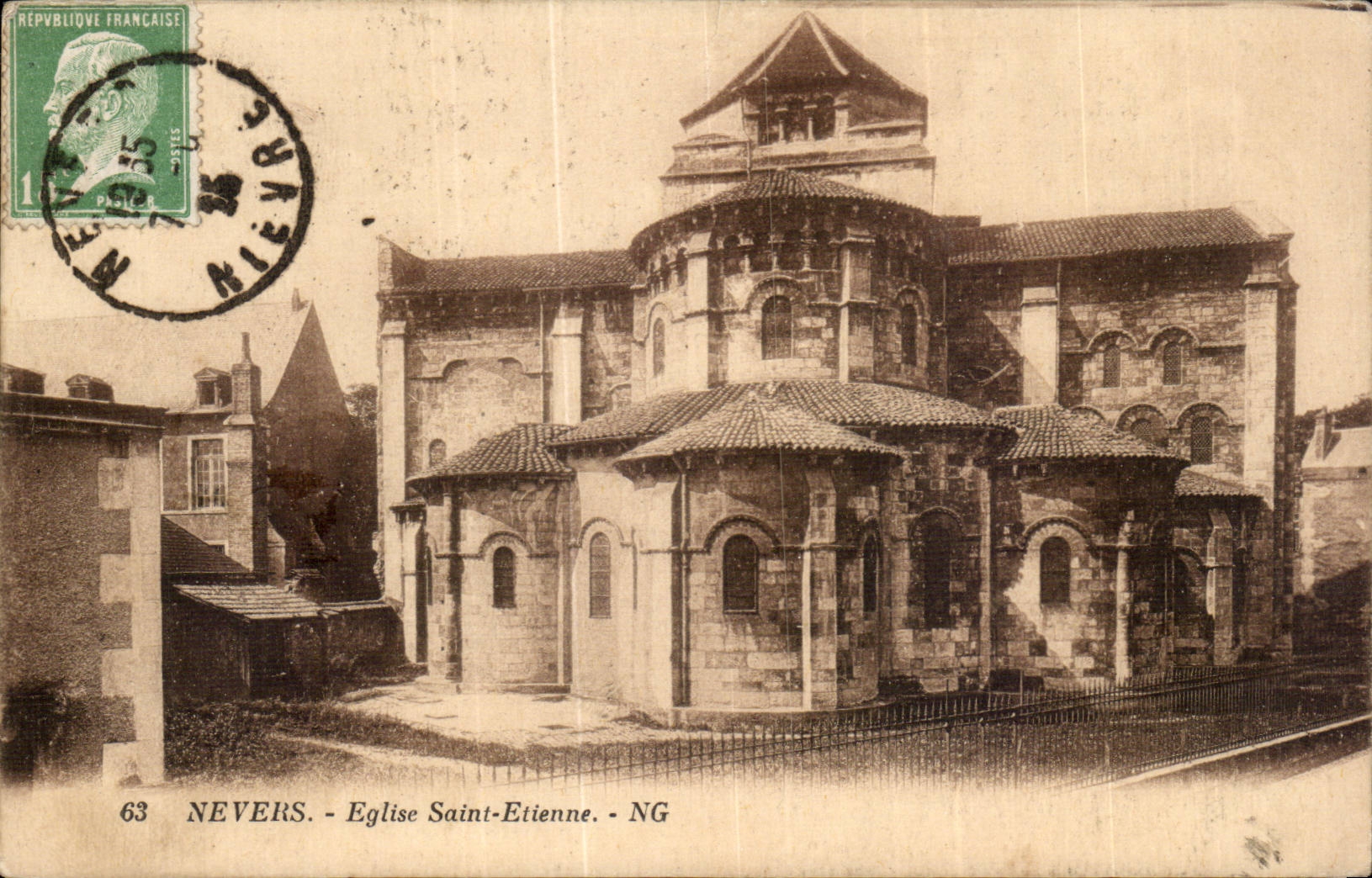 Nevers - Church Saint Etienne - CPA