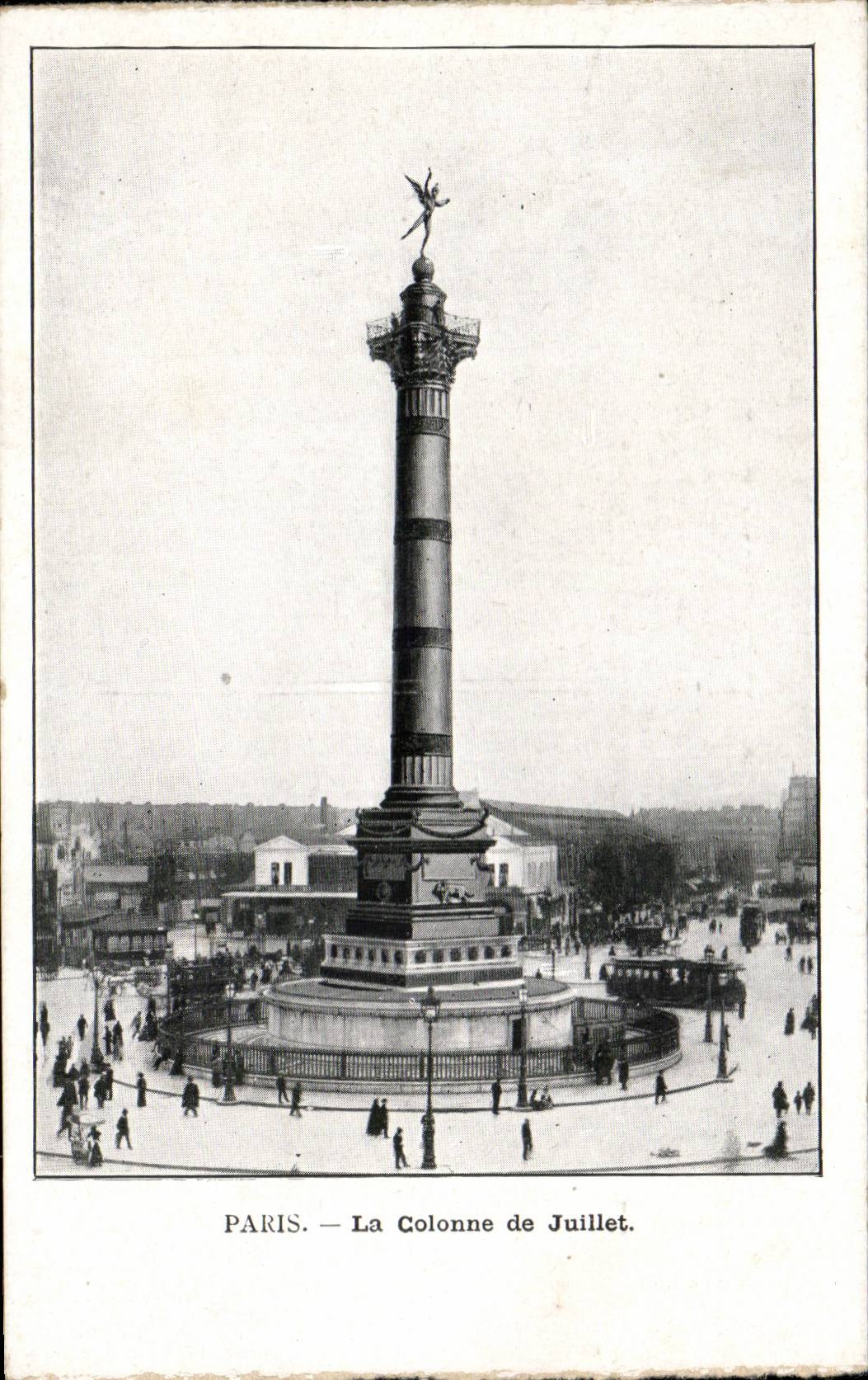 Paris - 10 - the Column of July - CPA