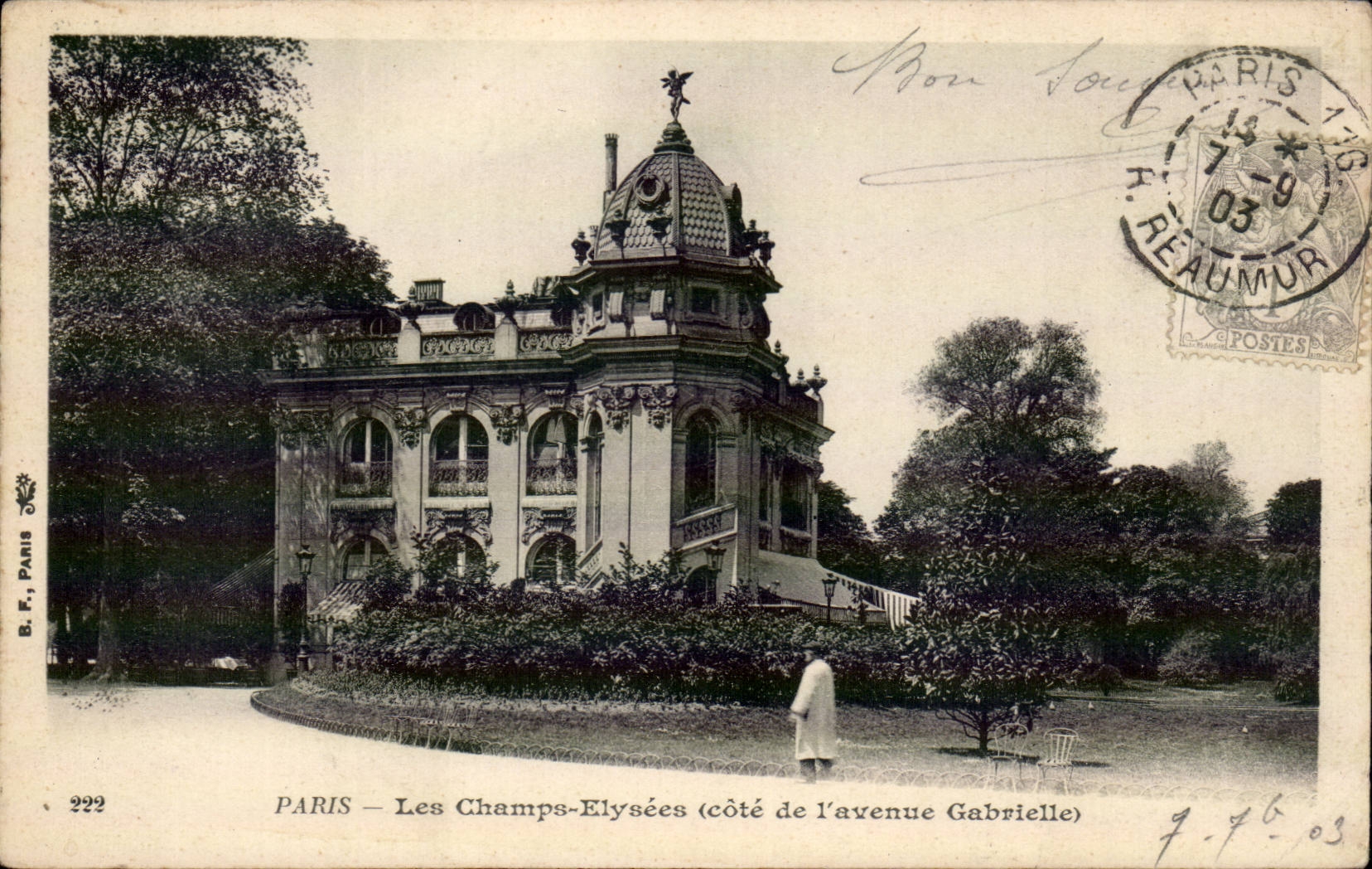 Paris - 8 - Champs Elysees - Dimension Which occurred Gabrielle - CPA