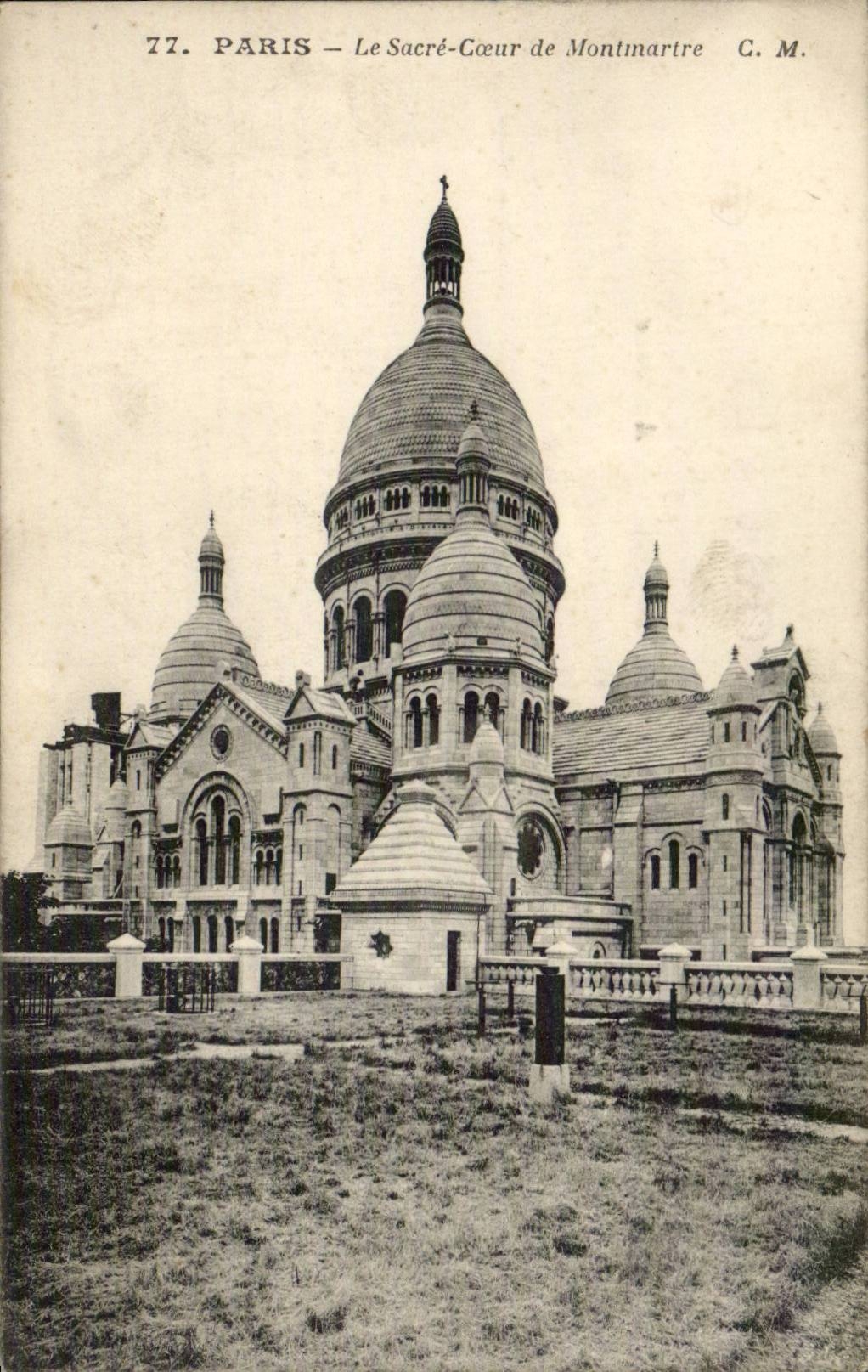 Paris - 18 - the Sacring Heart - Montmartre - CPA