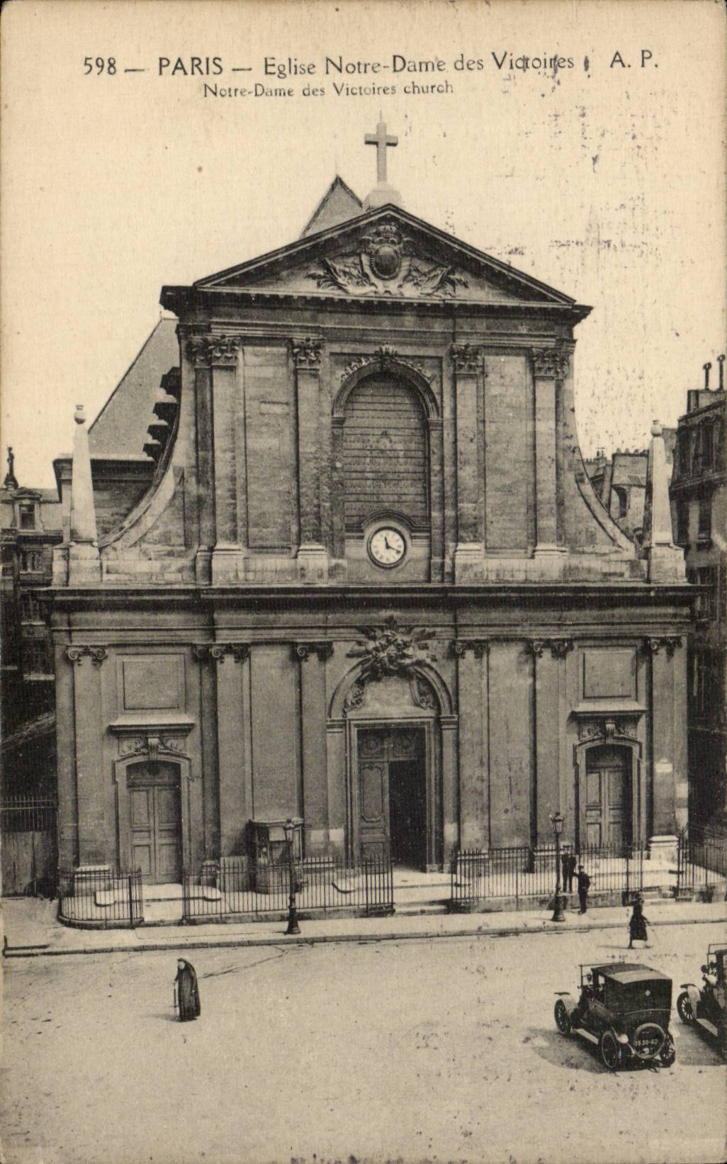 Paris - 2 - Notre Dame Church of the Victories - CPA