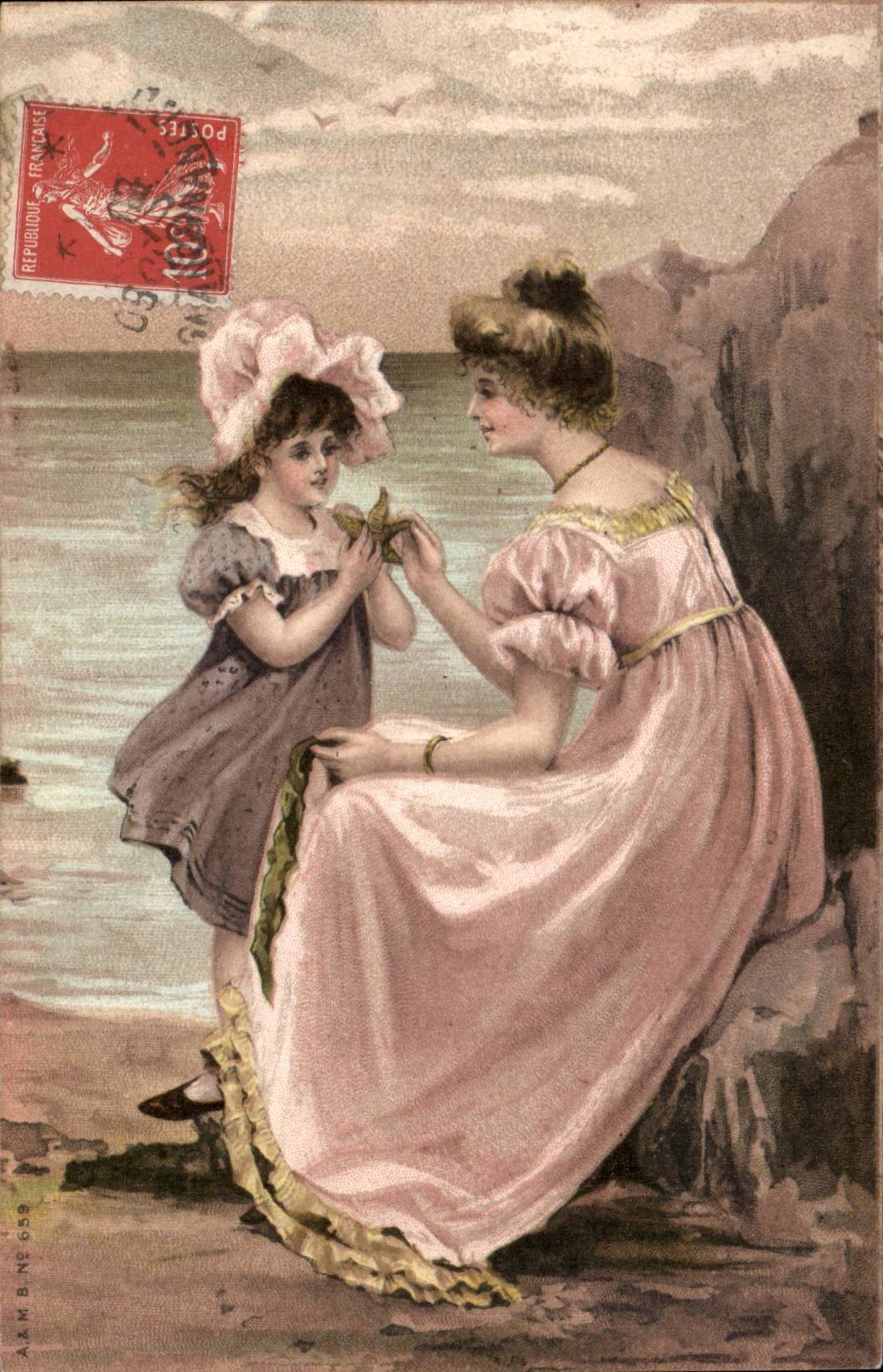 CPA Fantasy Woman and Child