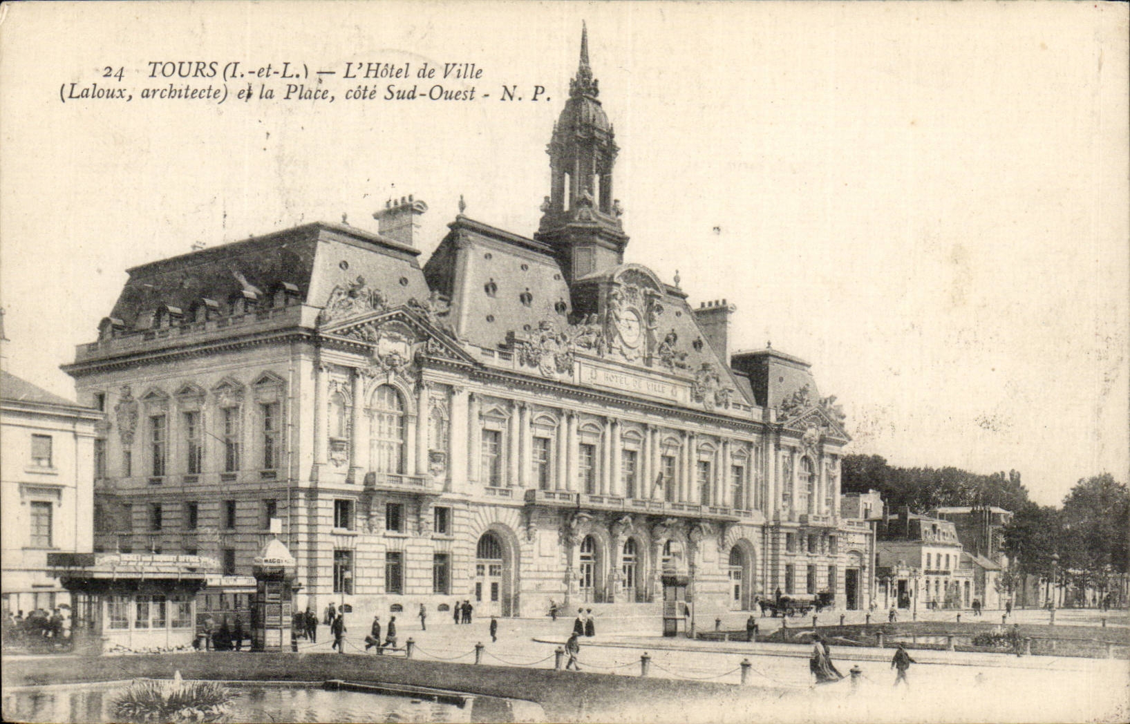 Tours CPA Hotel de ville 