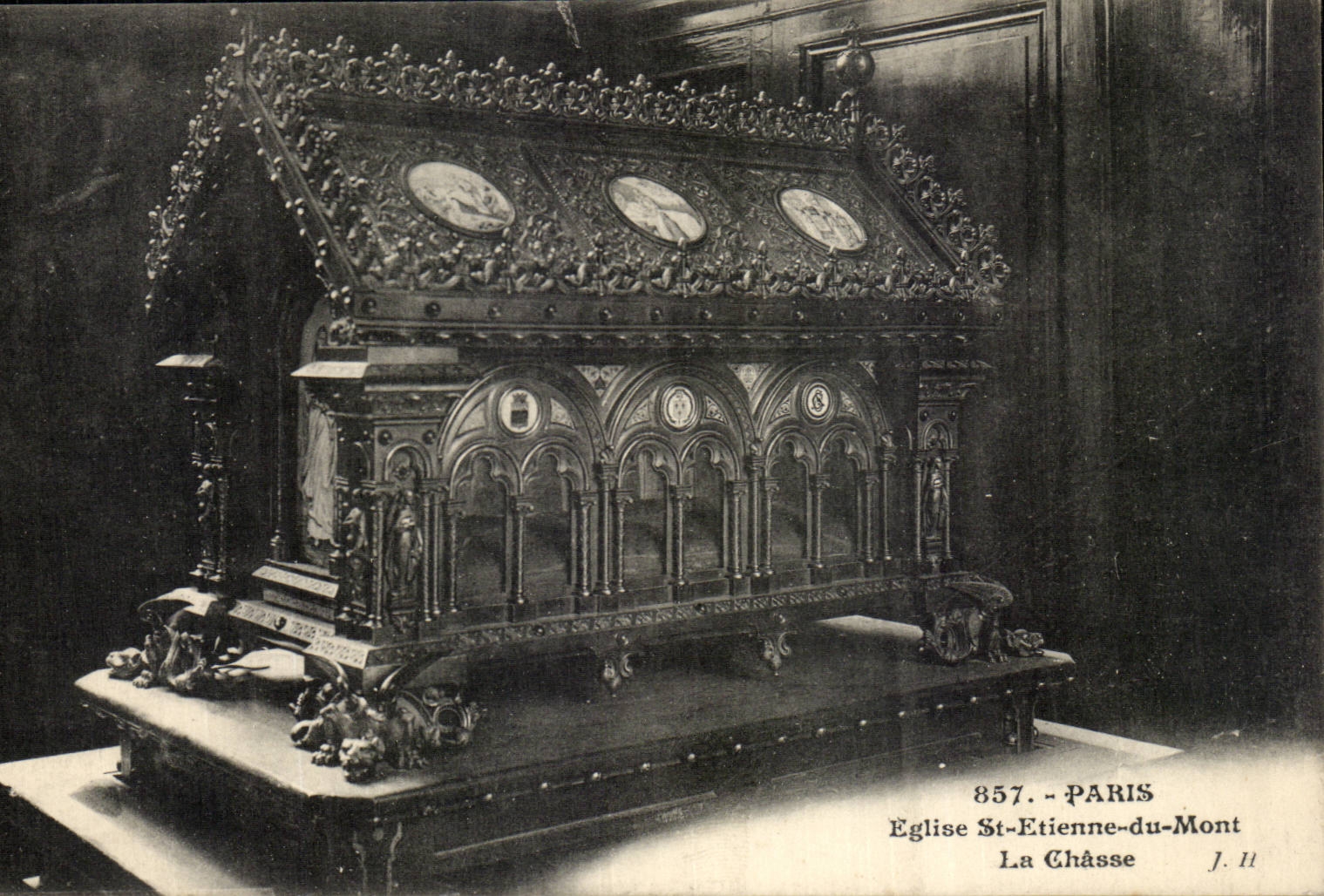 Paris CPA Church Saint Etienne of the Mount hunting