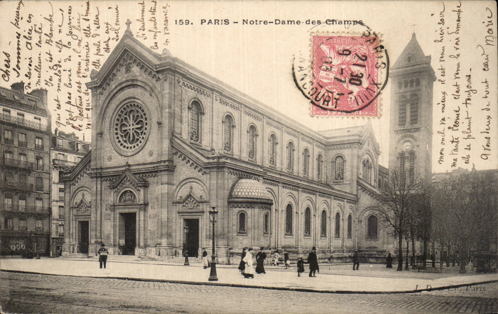 Paris CPA Notre Dame Church of the Fields