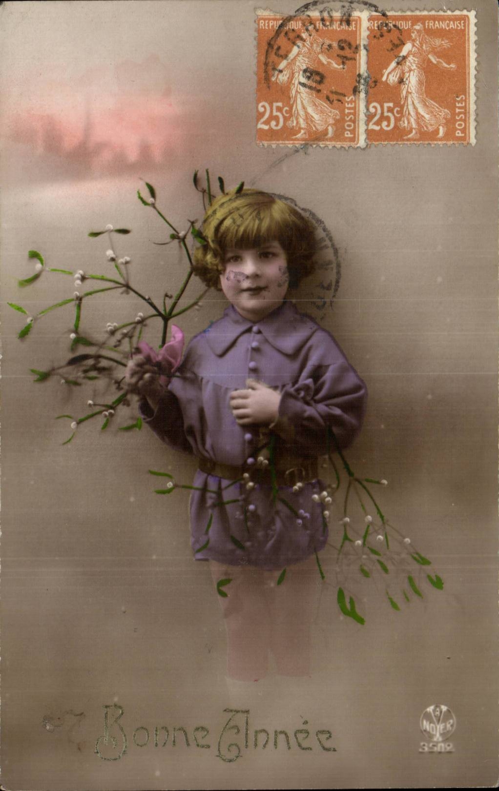 CPA Fantasy Child Happy New Year