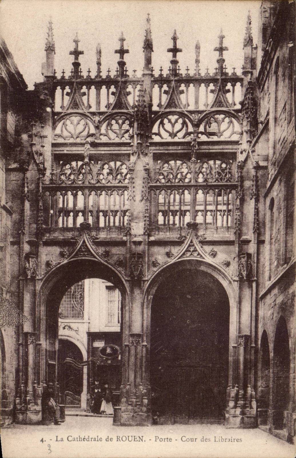 Rouen CPA Cathedral Prte Court of the booksellers