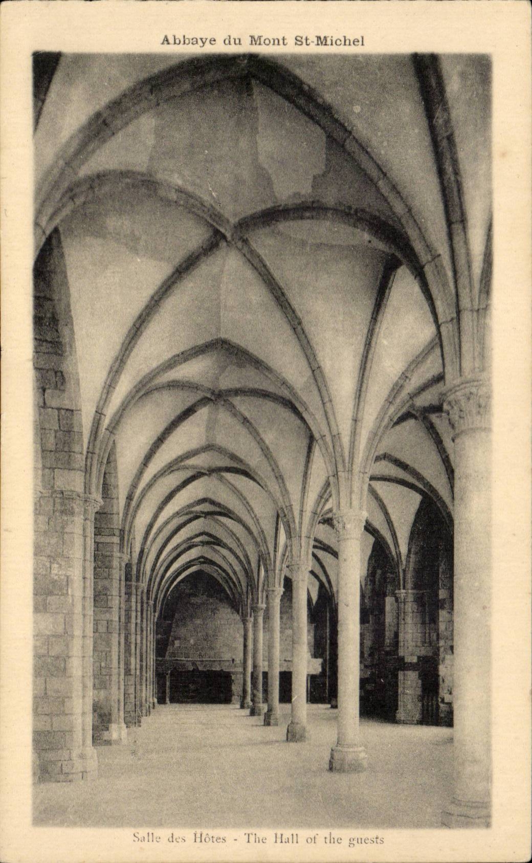 CPA Abbey of the Mount St Michel Room of the hosts