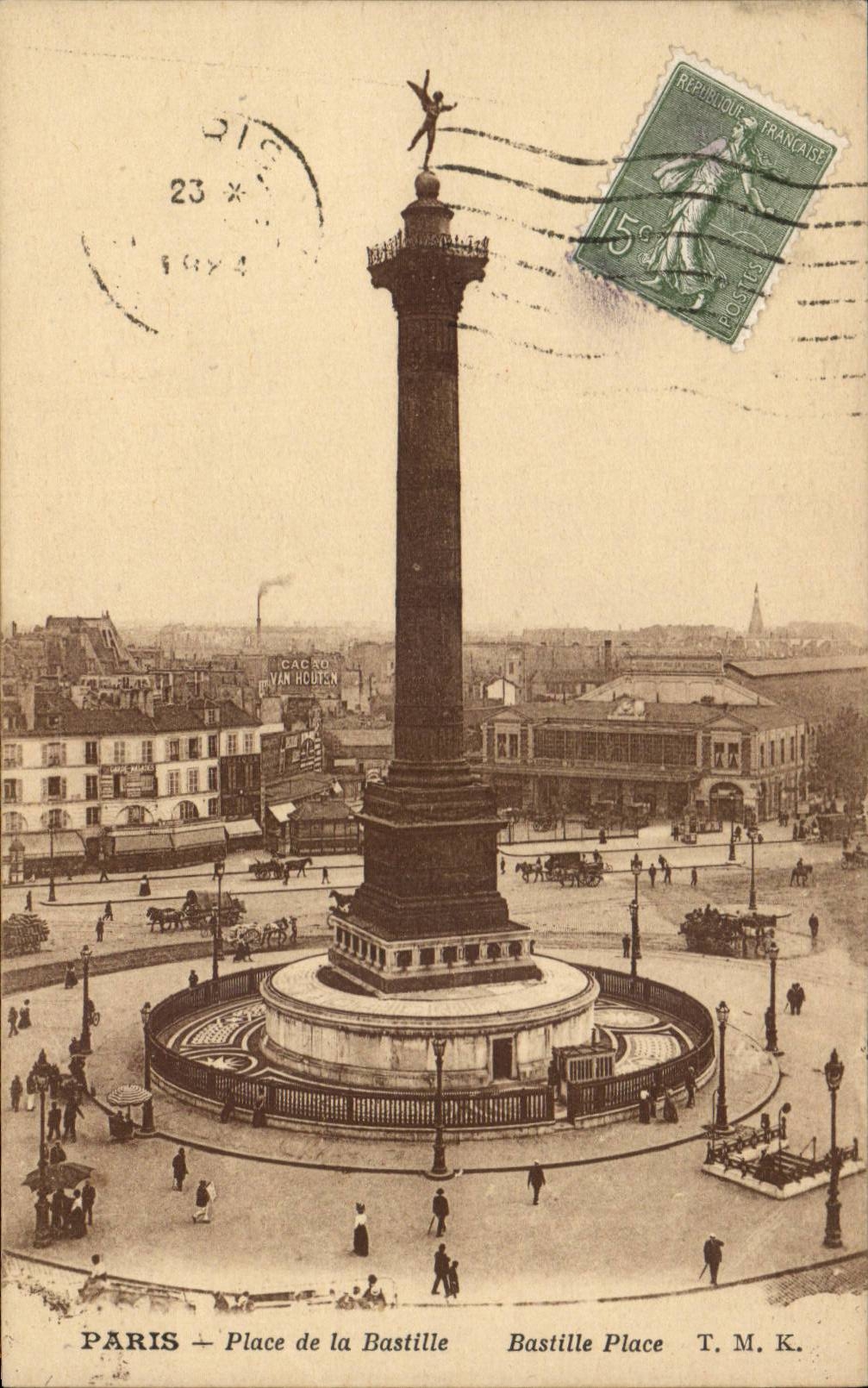 Paris CPA places Bastille