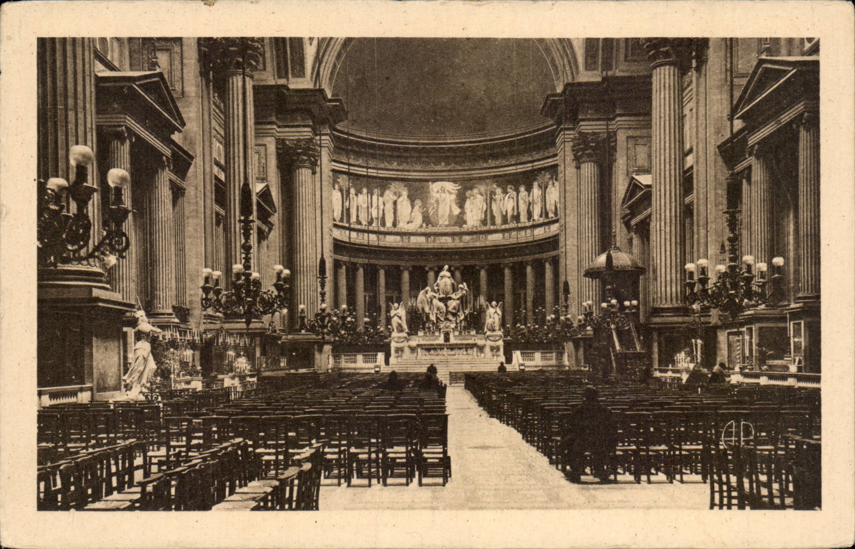 Interior Paris CPA of the madeleine