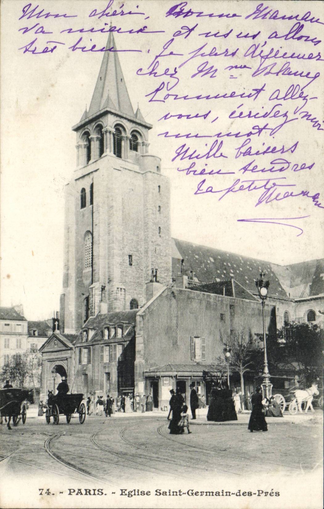 Paris CPA Church Saint Germain of Near