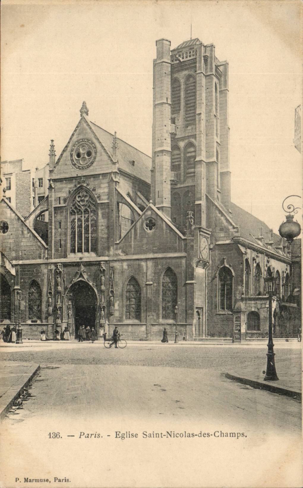 Paris CPA Church Saint Nicolas of the Fields
