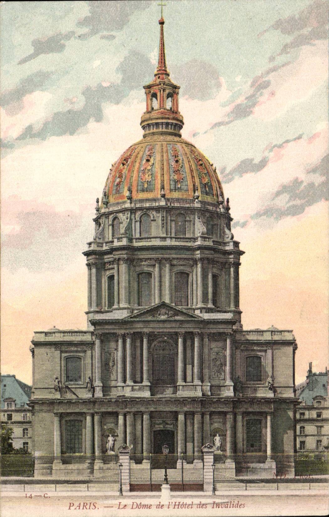 Paris CPA Dome of Invalides