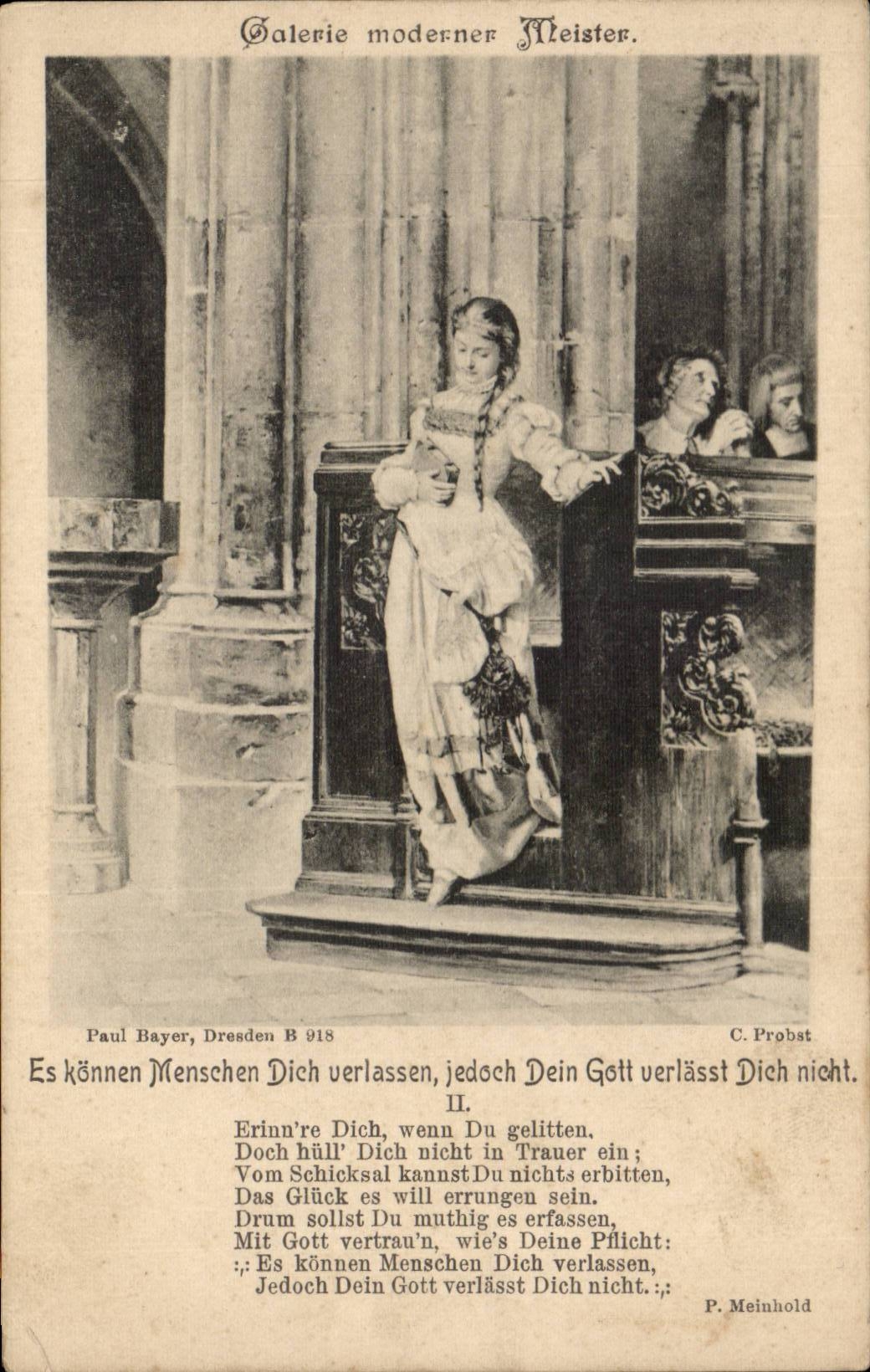 CPA Fantasy modern Woman Gallery Meister