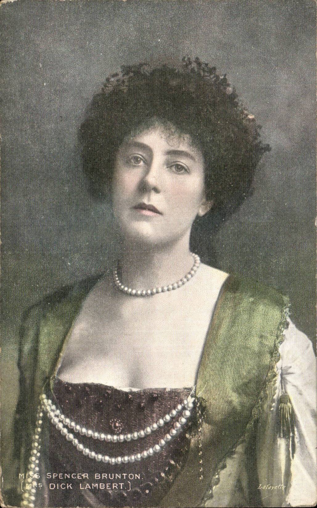 CPA Fantasy Woman Spencer Brunton MRs Dick Lambert