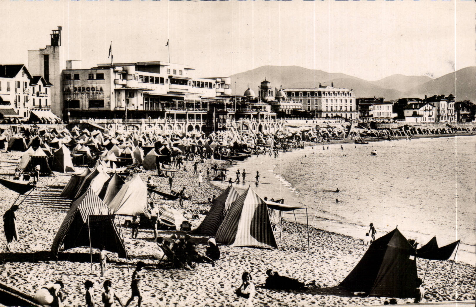 St Jean de Luz CPA la plage et le casino