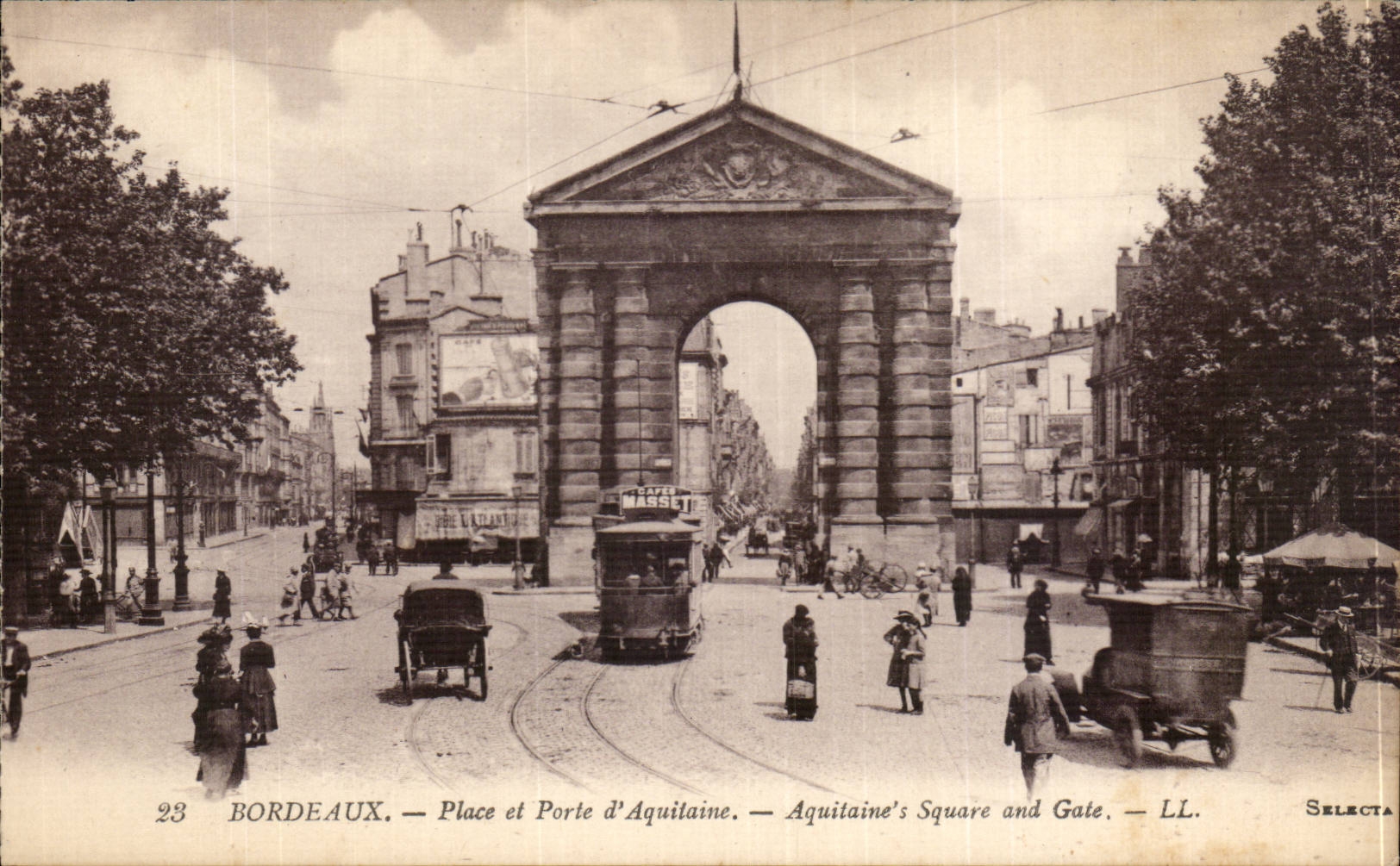 Bordeaux CPA Places and carries of Quitaine