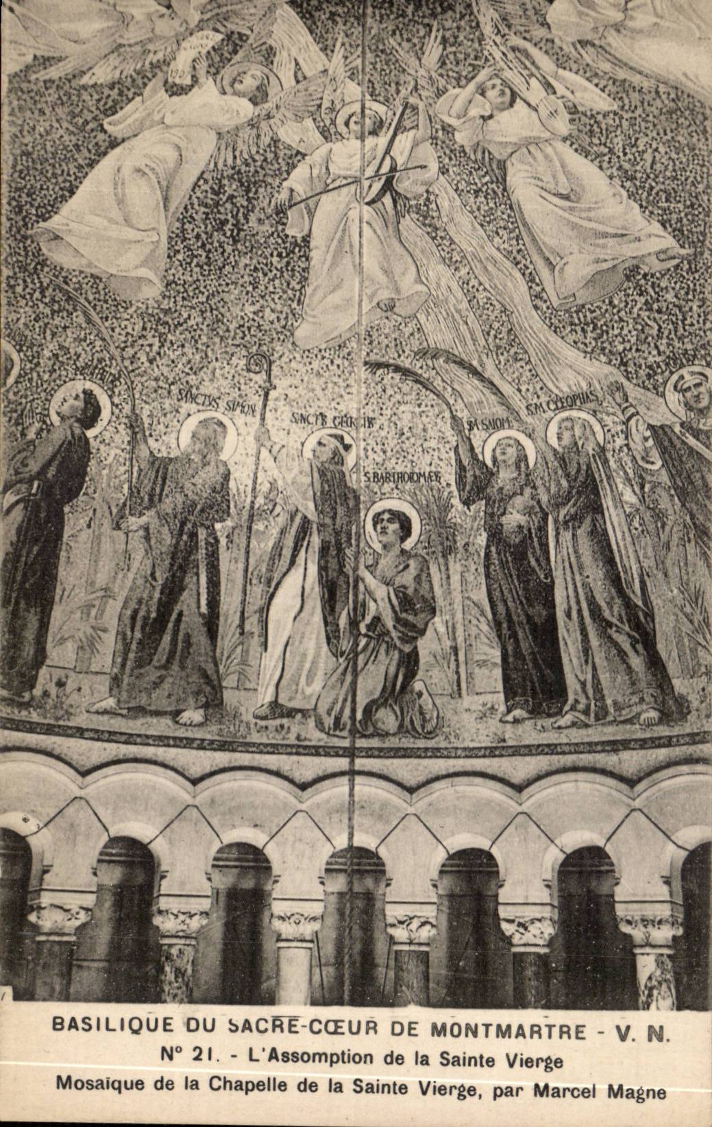 Paris CPA Basilique du Sacre Coeur de Montmartre Assomption de la Sainte Vierge