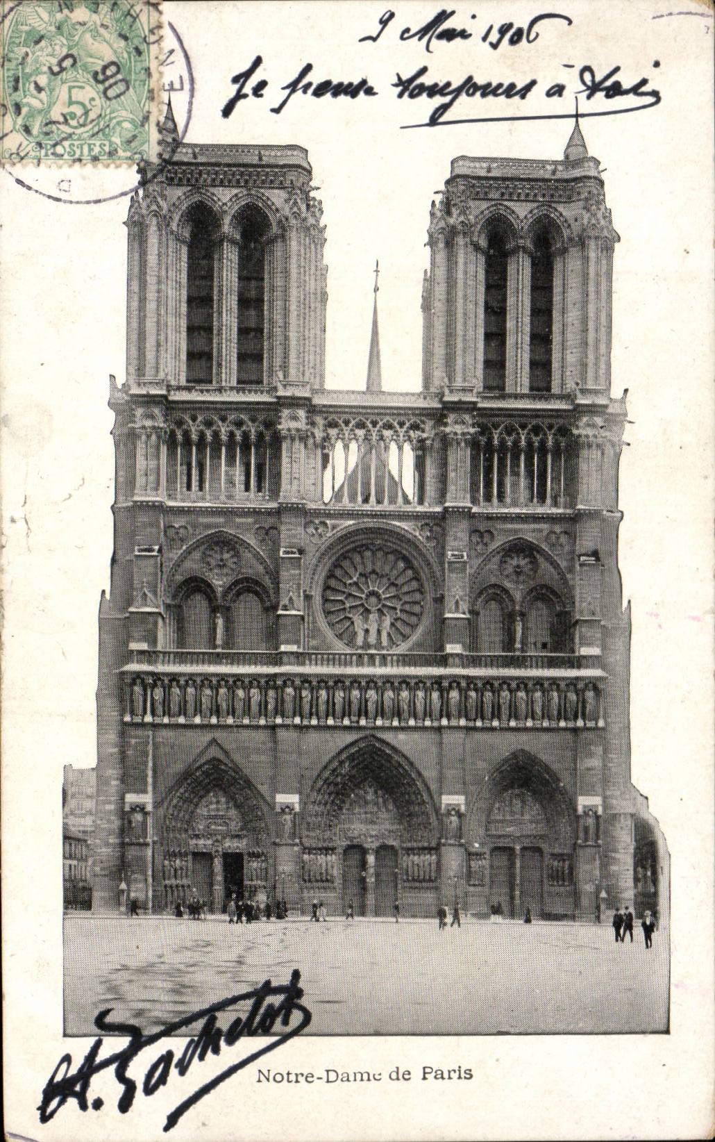 Paris CPA Notre DAme