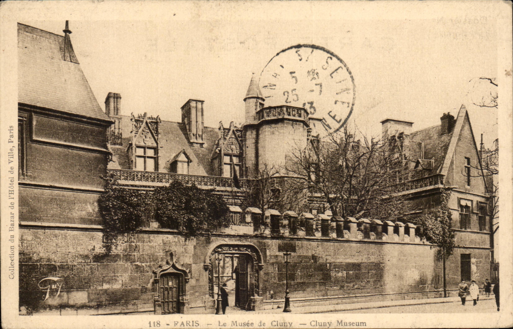 Paris CPA the Cluny museum