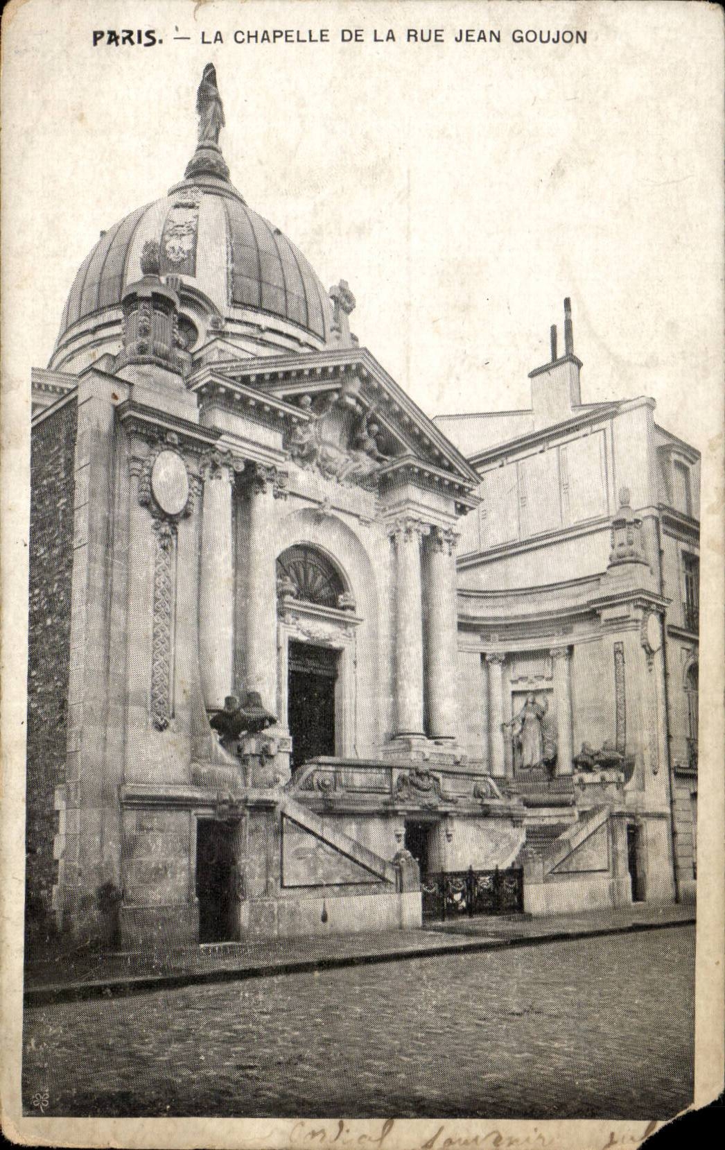 Paris CPA Chapelle de la rue Jean Goujon