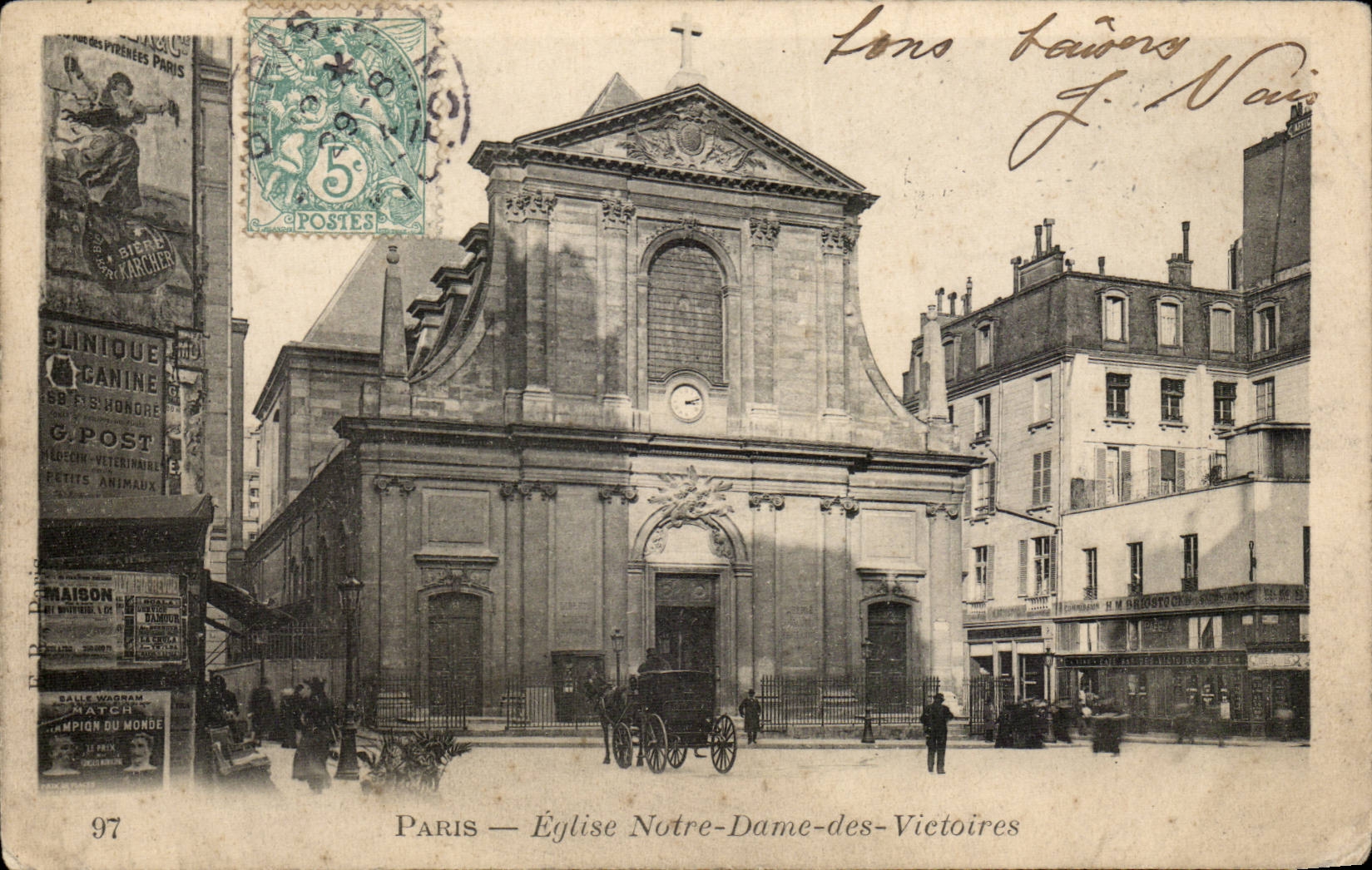 Paris CPA Notre Dame Church of the Victories