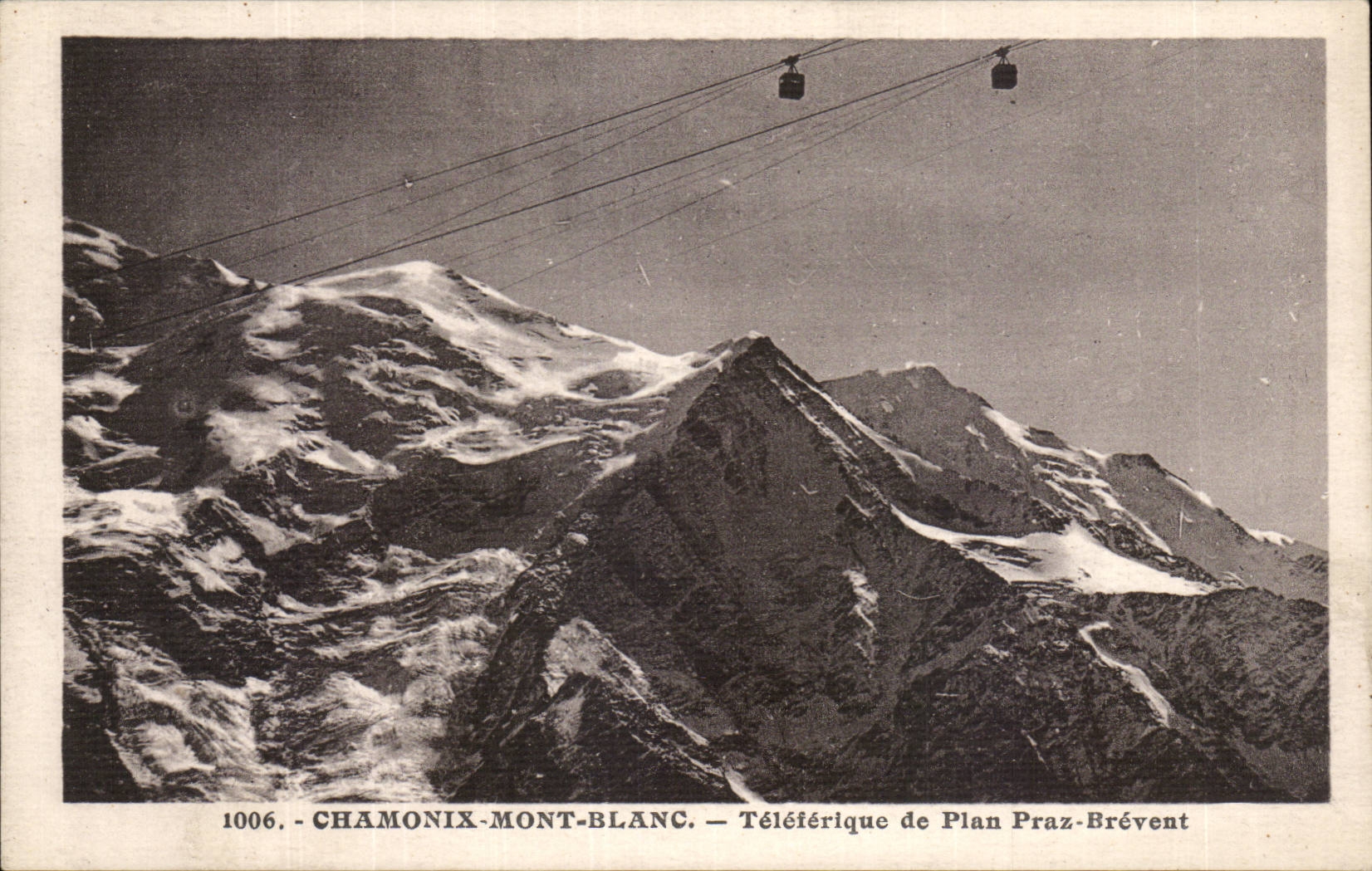 CPA Chamonix mont Blanc Teleferique de Plan Praz Brevent